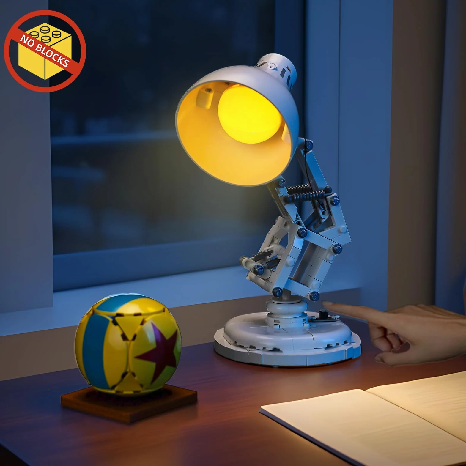 Zestaw oświetlenia LED kompatybilny z Lego Ideas D isney P ixar Luxo Jr. 21357 (nie model), zestaw oświetleniowy kompatybilny z Lego Ideas, D'isney P ixar Luxo Jr. kreatywna zabawka