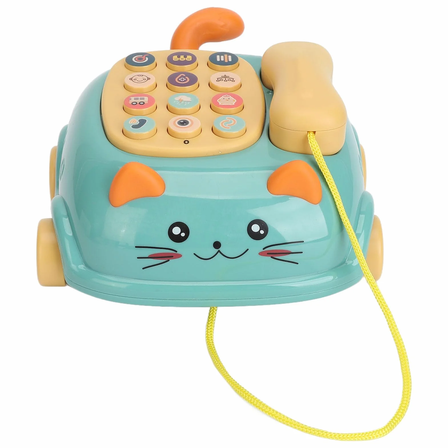 Sorandy Zabawka Telefoniczna dla Niemowląt, 12 Klawiszy Baby Piano Music Light Toy, Symulowana Muzyka Edukacyjna Wczesna Nauka dla Chłopców i Dziewcząt Early Education (18 m+)
