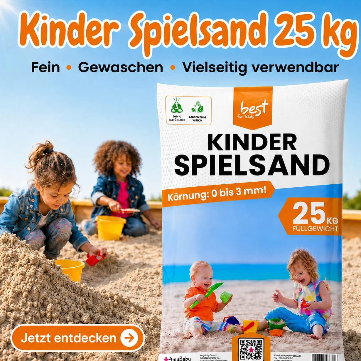Best for Garden Piasek do zabawy 25 kg