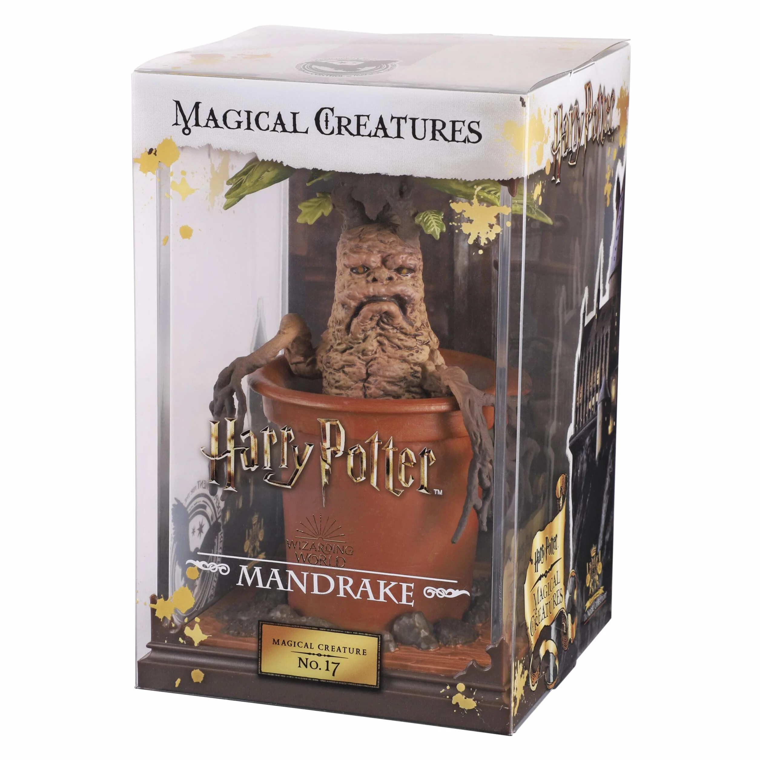 The Noble Collection Mandragora z magicznymi stworzeniami - ręcznie malowane magiczne stworzenie #17 - Oficjalnie licencjonowane figurki kolekcjonerskie o przekątnej 7 cali (18,5 cm) - dla dzieci i