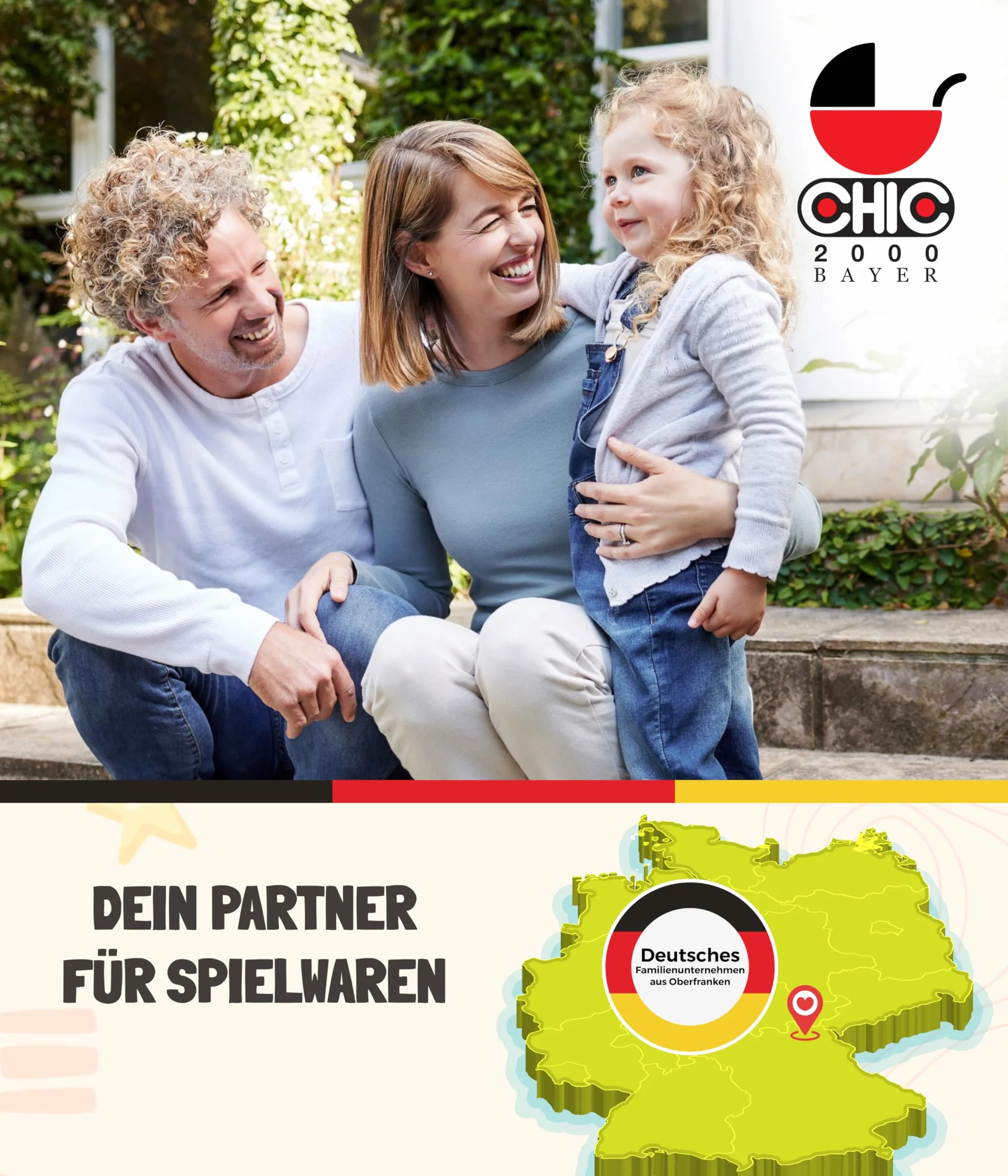 Bayer Chic 2000 - Buggy dla lalek Lola, joggery dla lalek, wózek dla lalek, kwiaty, 612-53, kwiaty, różowy, 70 x 33 x 62 cm