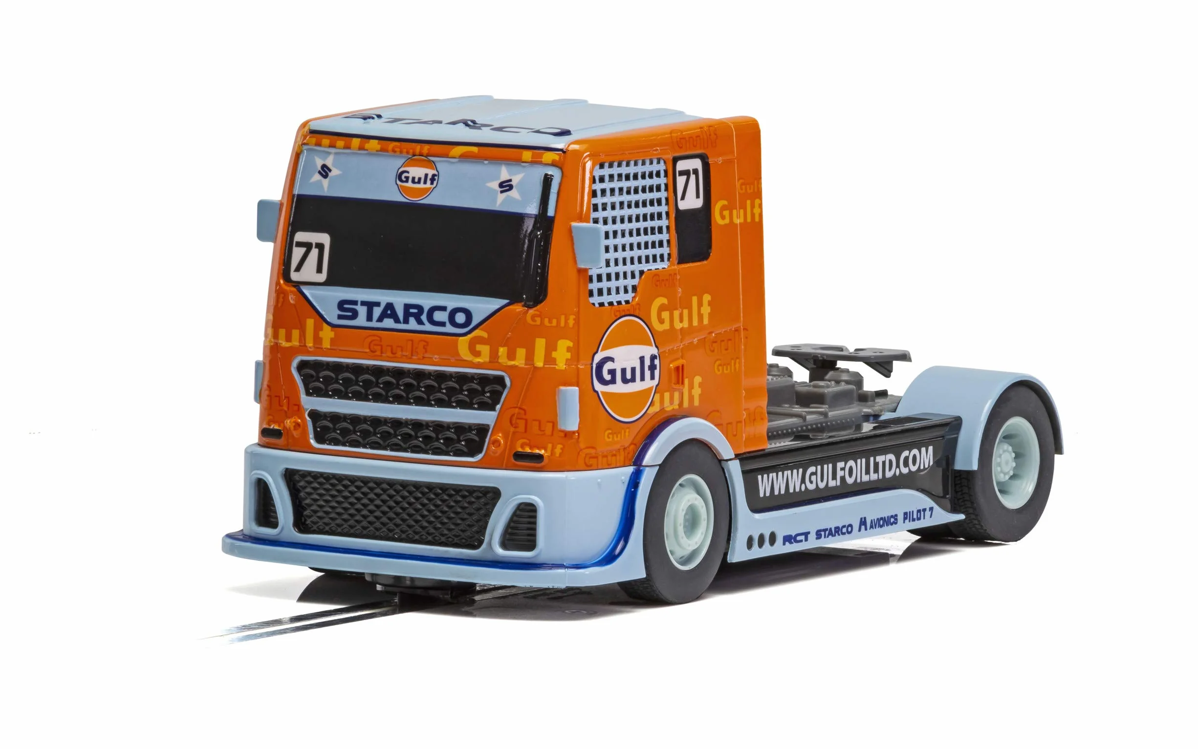 Scalextric Samochody - C4089 Team Truck Zatoka Nr 71 - Zabawka Slot Samochód do użytku z torami wyścigowymi Scalextric lub zestawem - Pomysły na prezenty dla małych dzieci dla chłopca/dziewczynki w