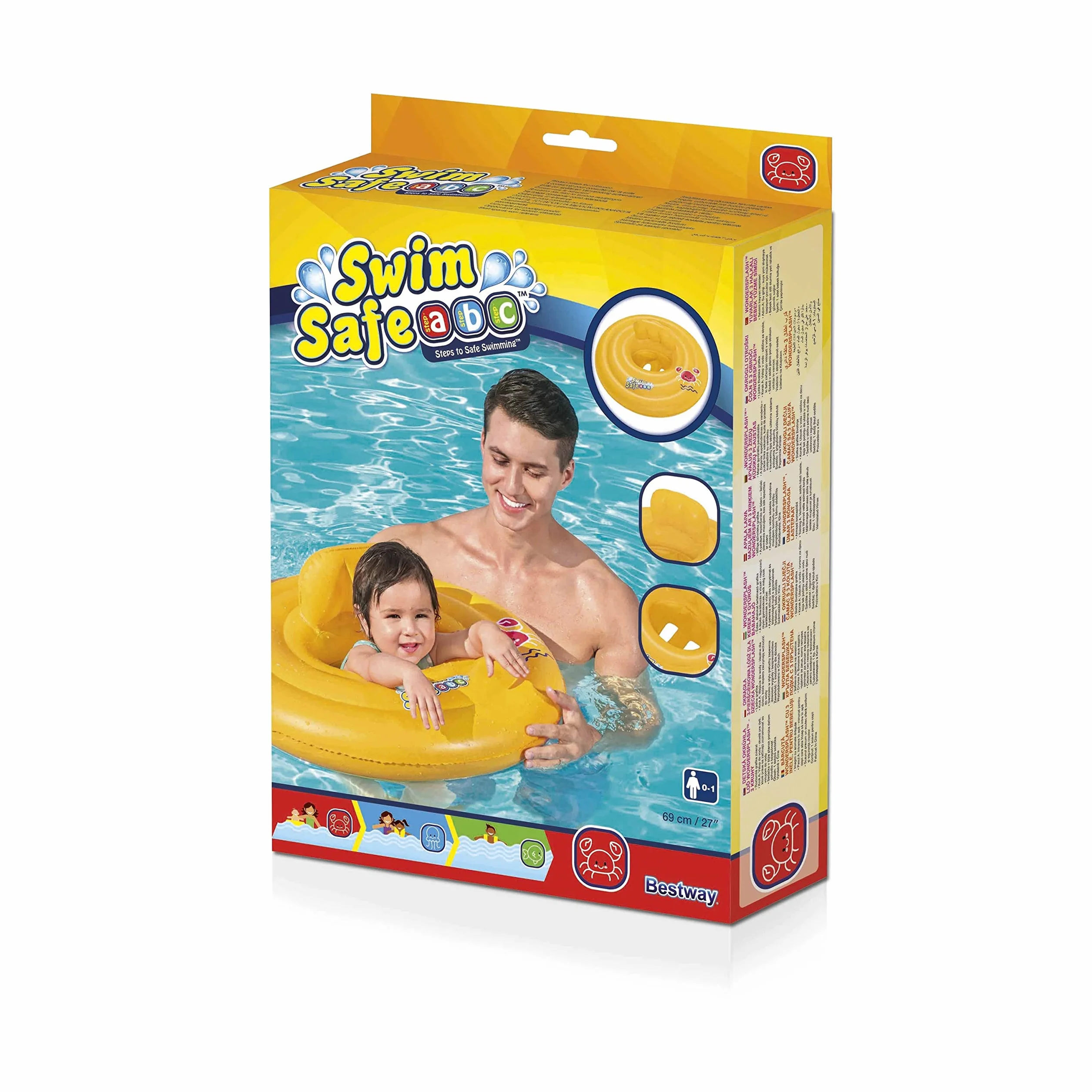FORNOR Bestway 32096 OKRĄGŁY PŁYWAJĄCY WAŁEK DLA DZIECI Śr. 69 cm