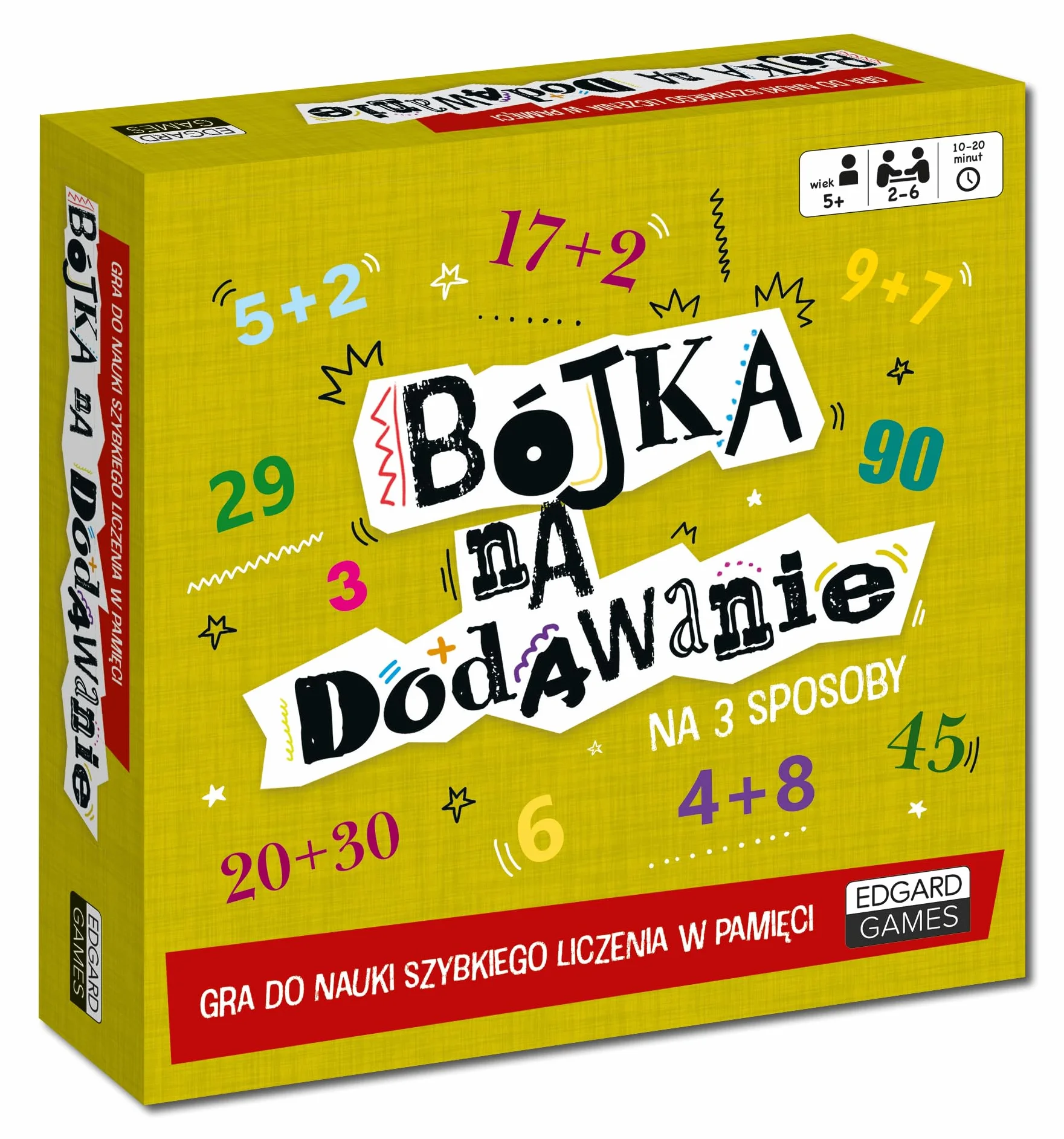 Bójka na dodawanie: Gra do nauki szybkiego liczenia w pmięci