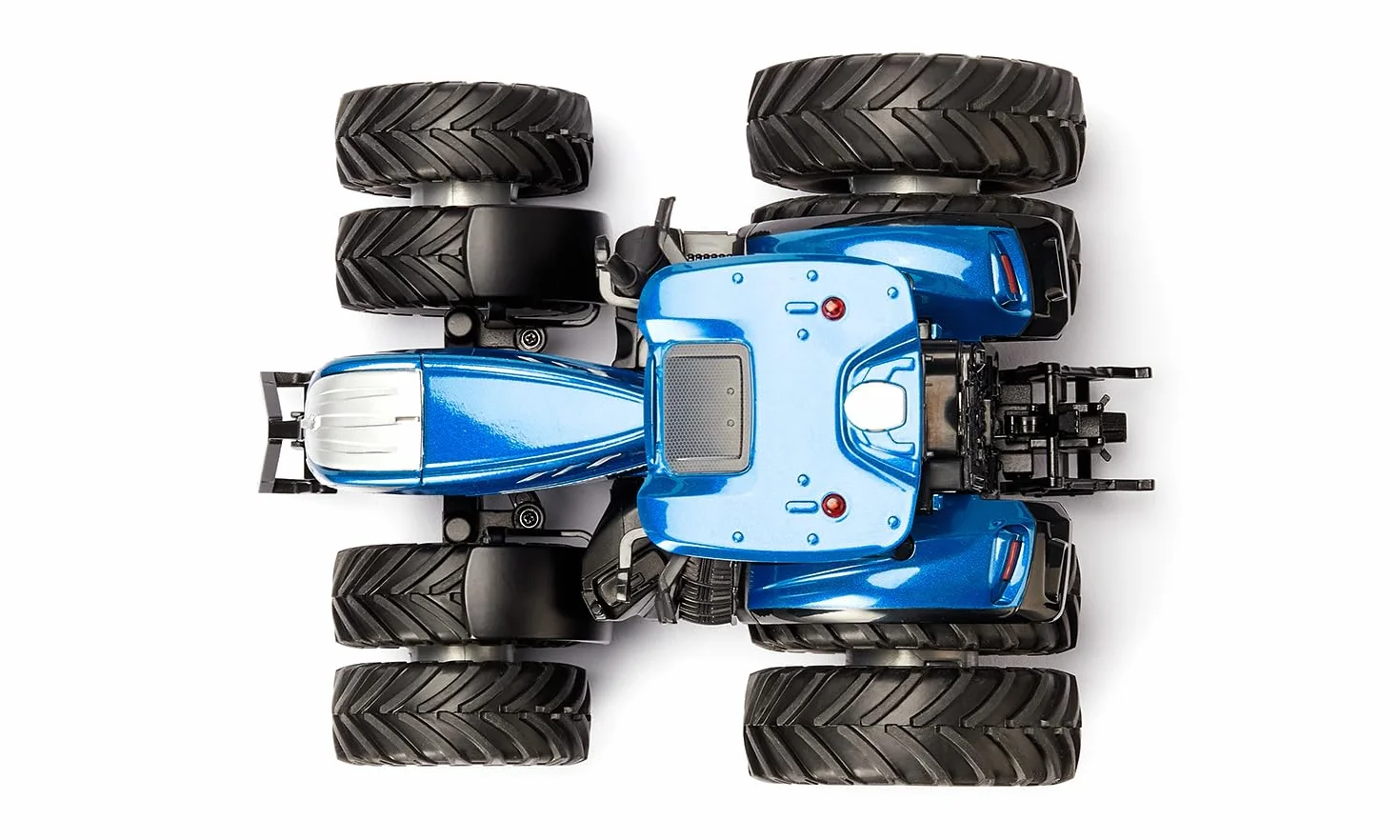 Siku 6738, New Holland T7.315 Traktor, 1:32, Niebieski, Metal,tworzywo sztuczne, Zdalnie sterowany, Sterowanie za pomocą aplikacji przez Bluetooth, Zdejmowane podwójne koła, Bez pilota zdalnego sterowania