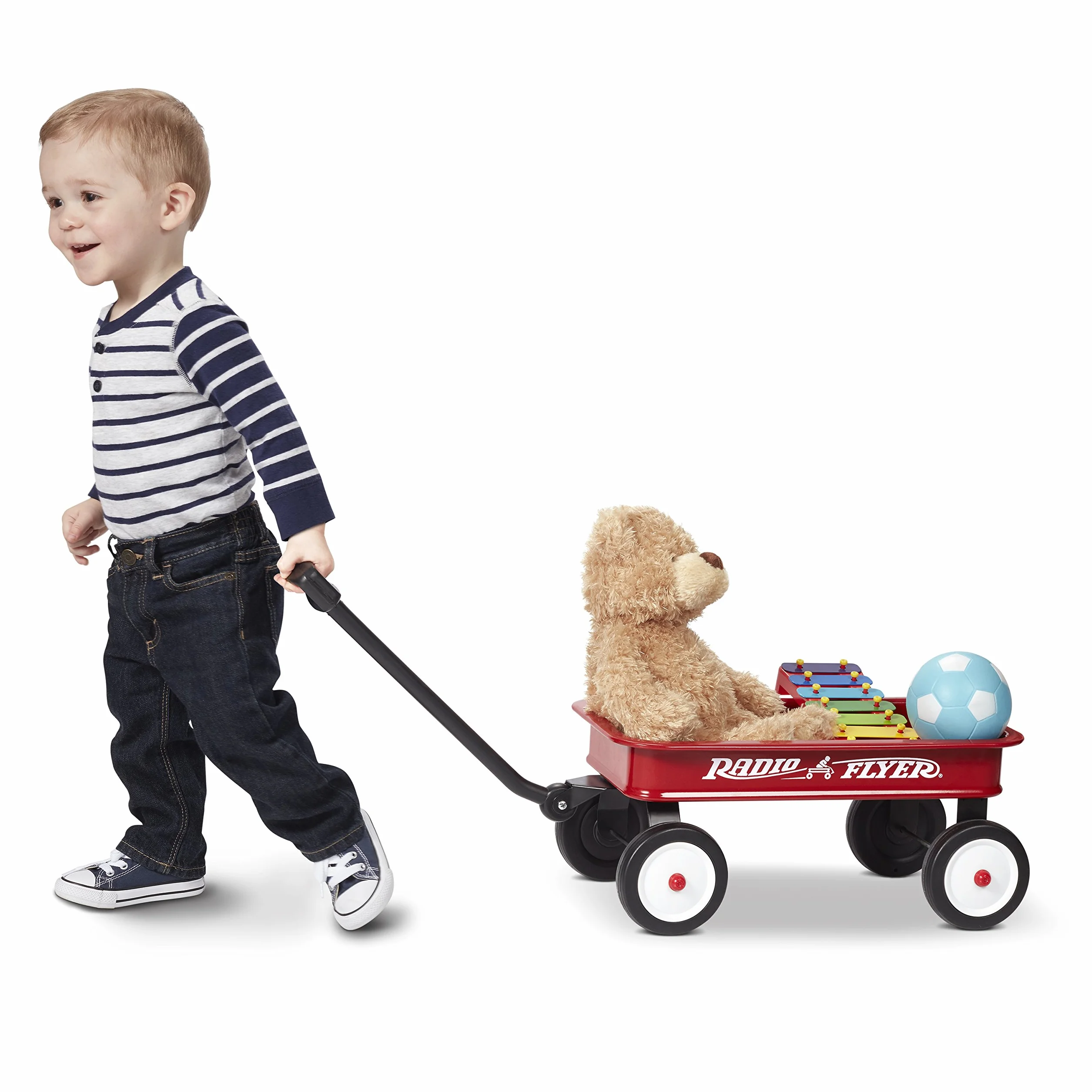 Radio Flyer My 1st Wagon, zabawka dla malucha, czerwony