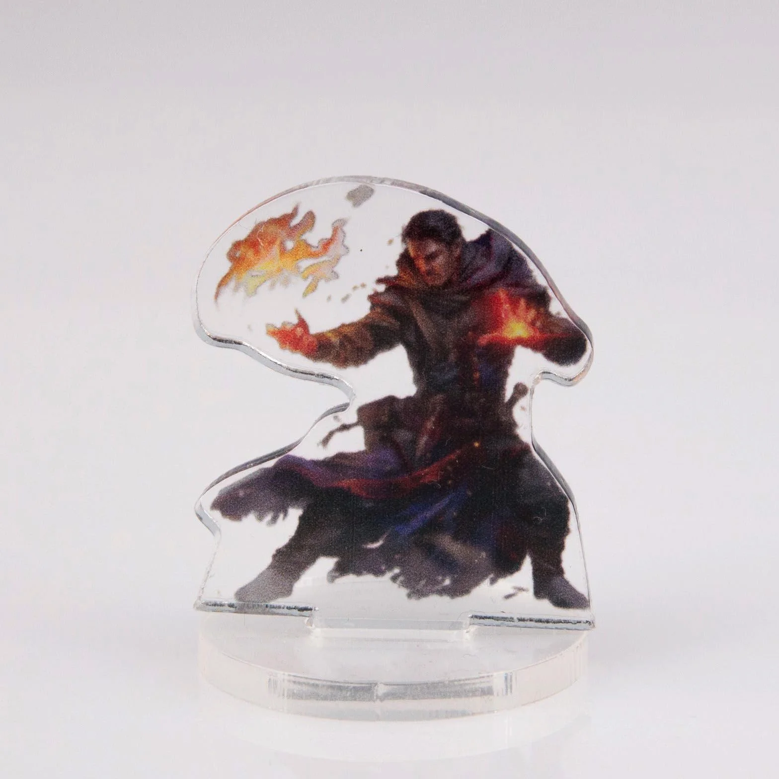 KLIBEN Zestaw 16 miniatur akrylowych dla DND Figurki 2D do Dungeons and Dragons Zestaw startowy D&D 5E Miniatury Plastikowe Role Akcesoria do odgrywania ról, takich jak Pathfinder, Prezenty dla graczy