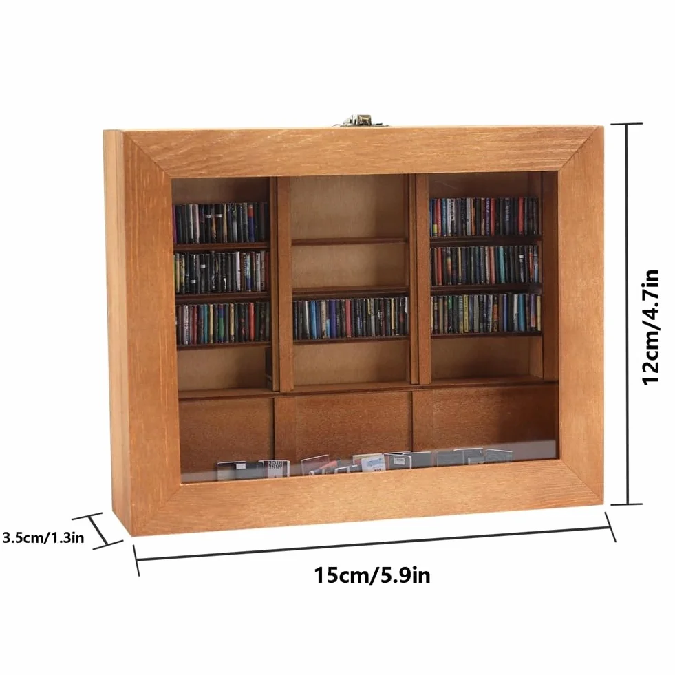 Relief Lęk 200 książek Miniaturowa biblioteka Shake Away Your Anxiety B