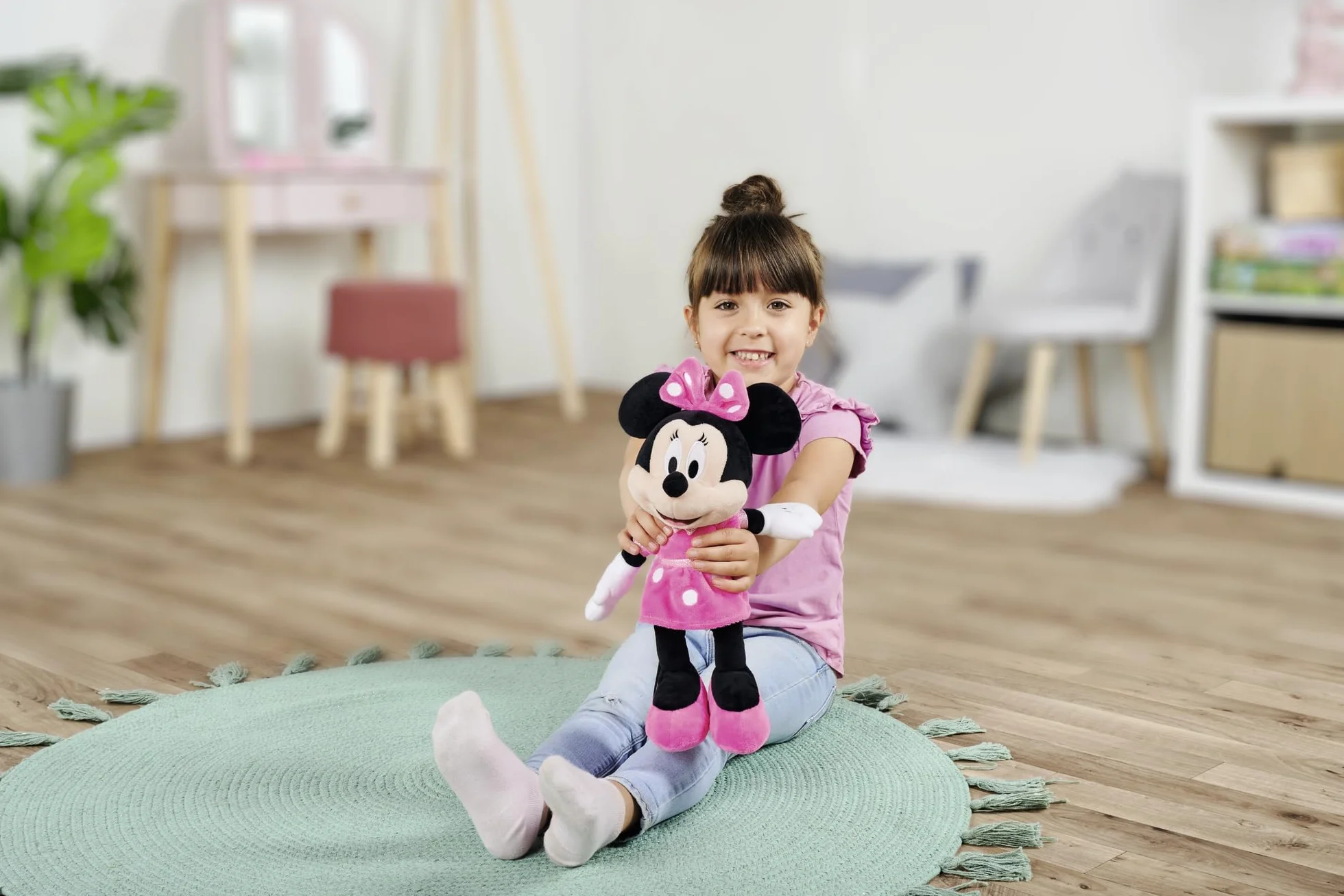 Simba Disney Maskotka pluszowa Minnie 35cm 6315870230 różowa