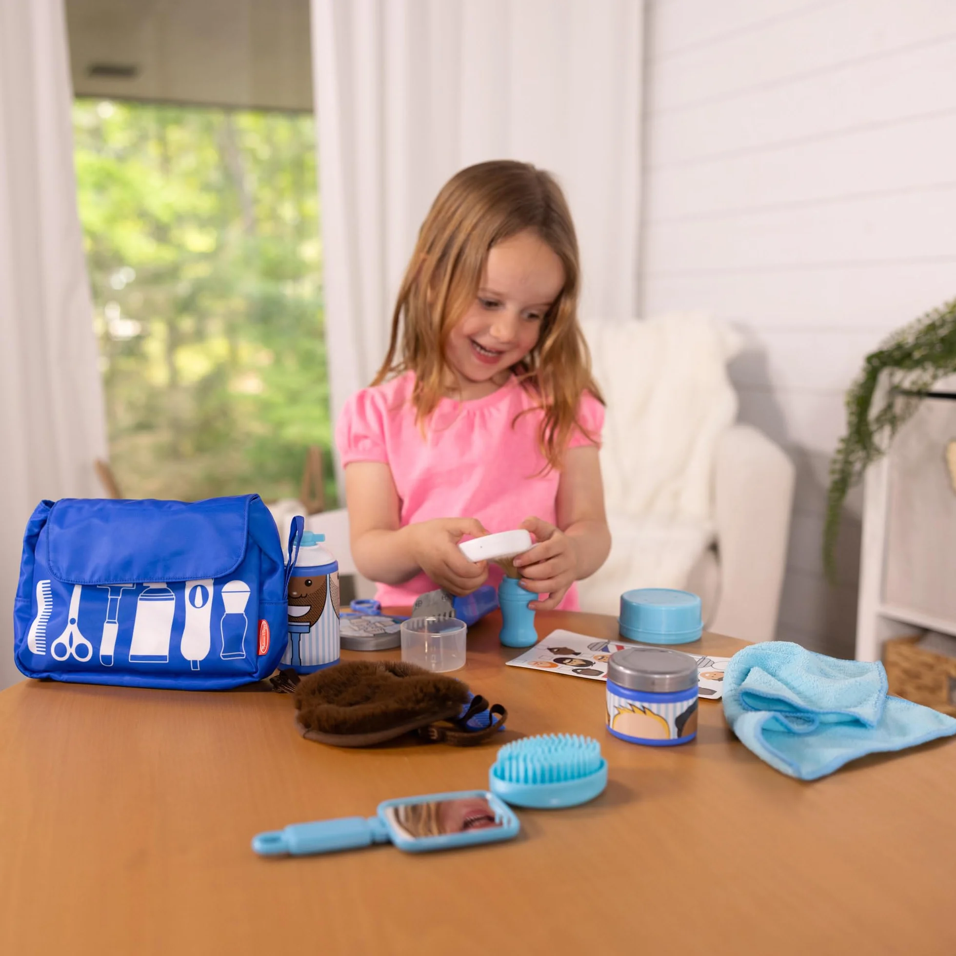 Melissa & Doug, Zestaw do zabawy we fryzjera dla chłopców i dziewczynek w wieku powyżej 3. roku życia
