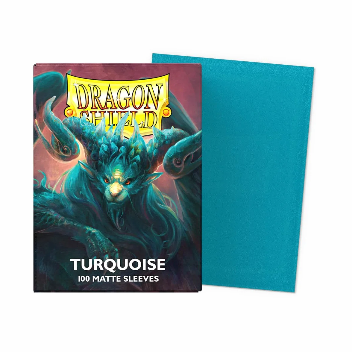 Arcane Tinmen Standardowe rękawy Dragon Shield - matowy turkusowy (100ct)