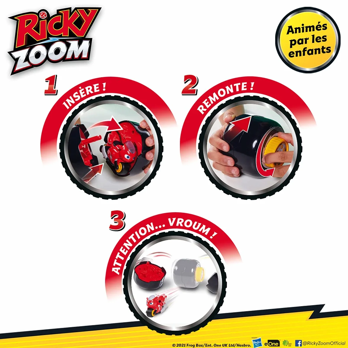 Ricky Zoom T20059 zabawka, Ricky Wind & Launch