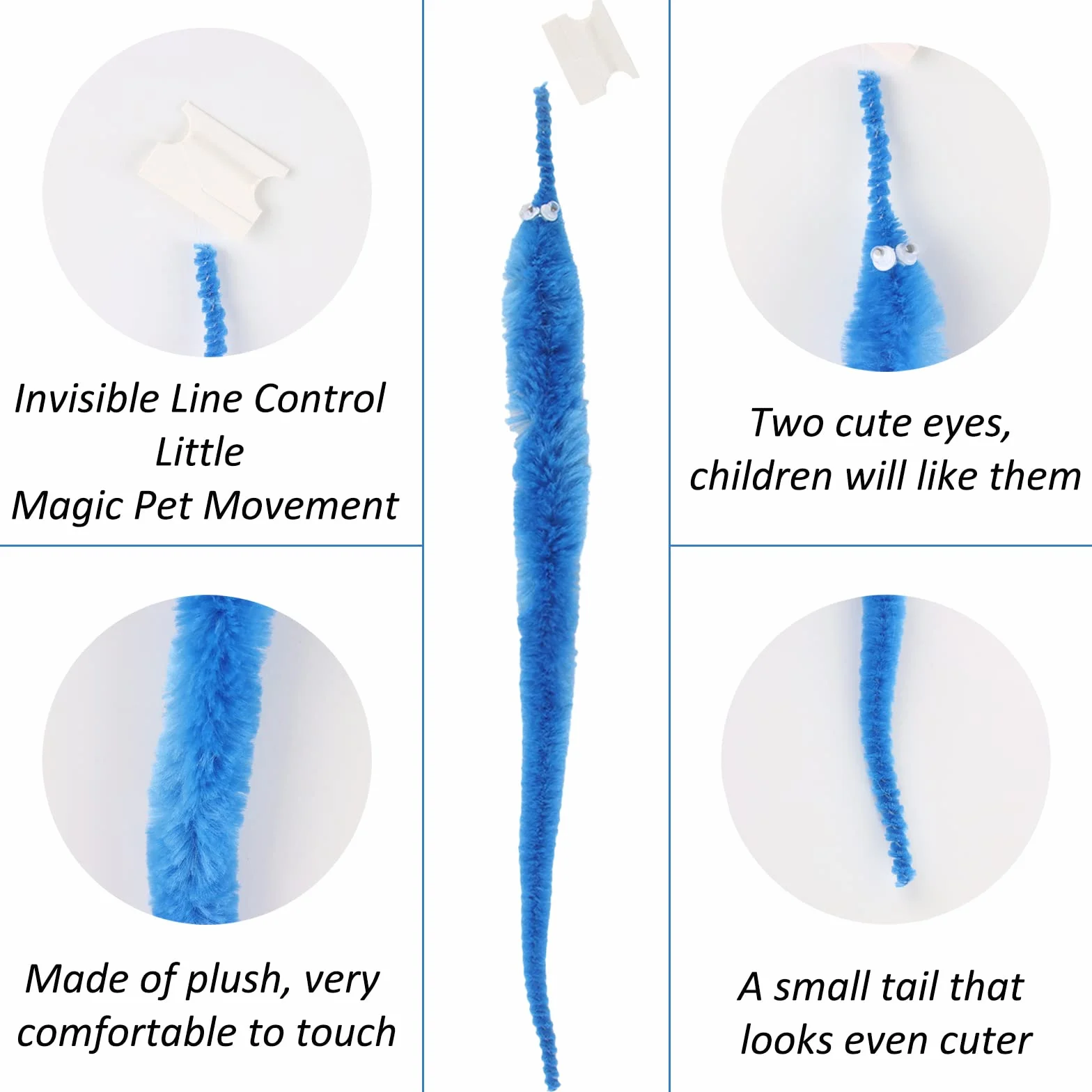 Magic Worm zabawka, 12 sztuk słodkich magicznych robaków, Twisty czarodziejski robak, magiczny robak, zabawka dla kotów, magiczna gąsienica, kolorowa zabawka dla dzieci i kotów