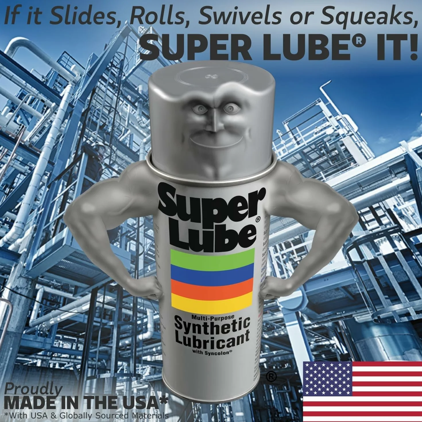 Super Lube 41160 Synthetic Grease (NLGI 2), 14,1 oz Canister, przezroczysty biały Super Lube