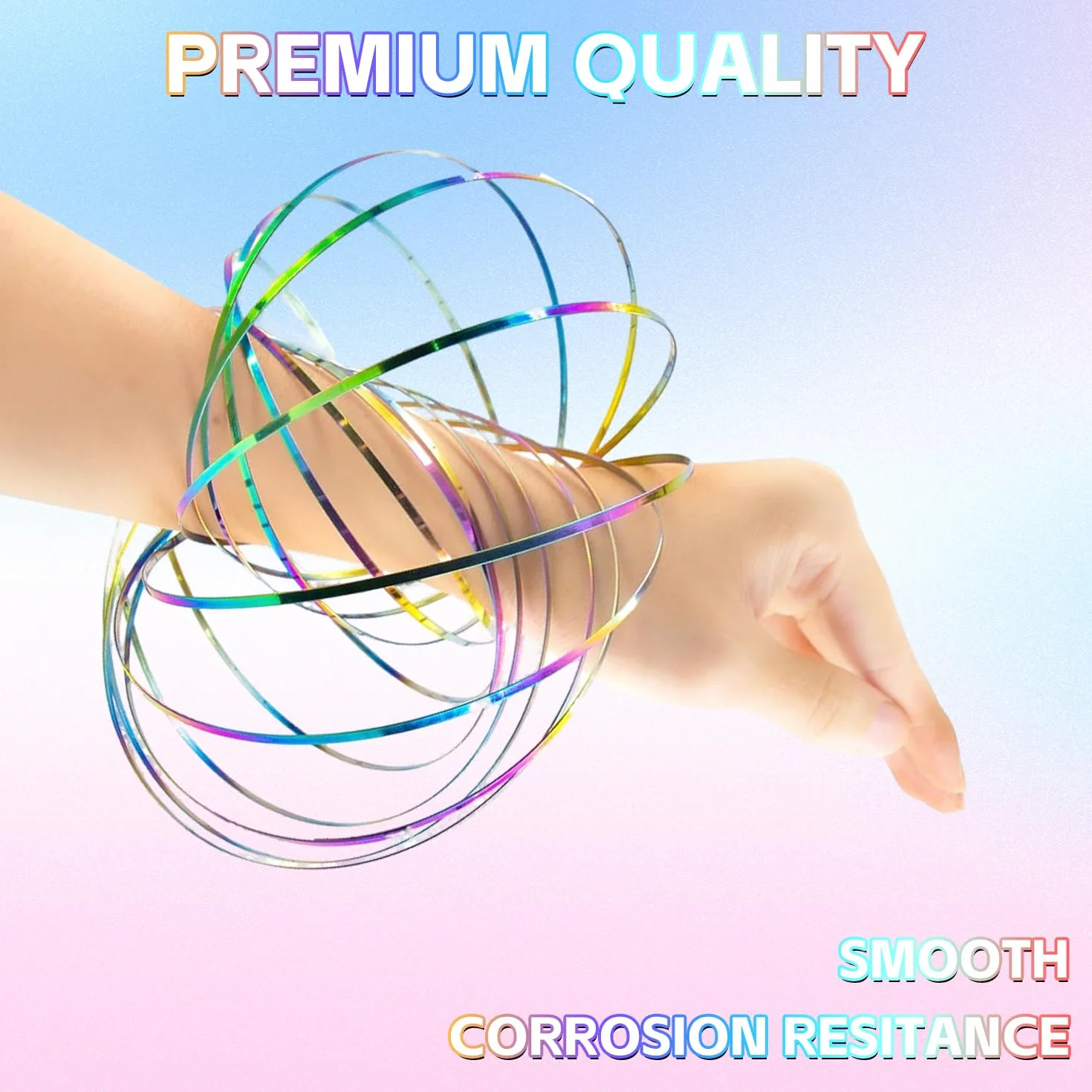 Flow Ring Magic 3D Geometryczny spiralne ramię Spinner zabawka - interaktywna gra festiwalowa antystresowa