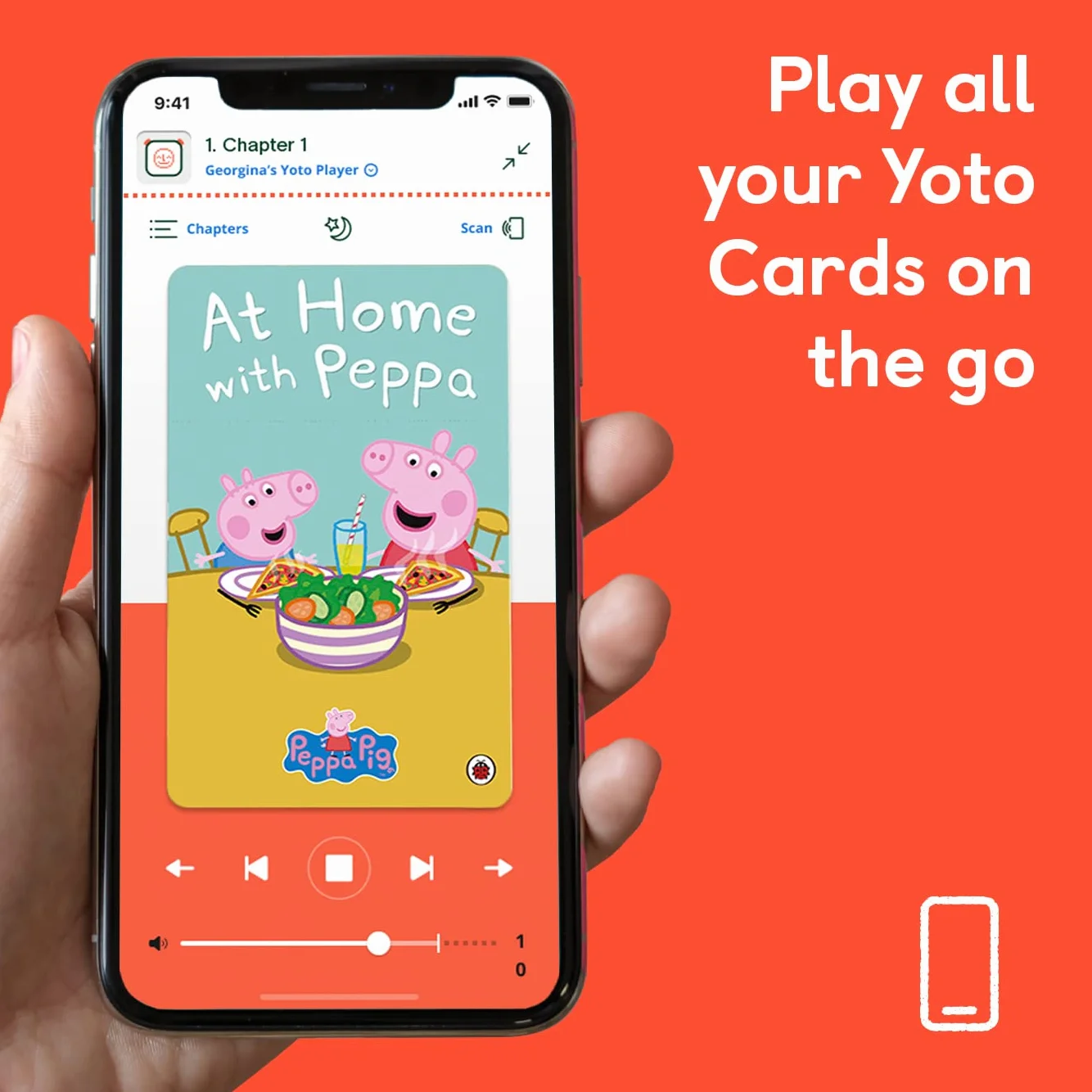 Yoto: Ucz się z Peppa - Peppa i przyjaciele w języku angielskim. Dziecięce opowieści audio bez ekranu z zabawnymi historiami do zabawy, spania lub podróży. Karta kompatybilna z odtwarzaczem i mini