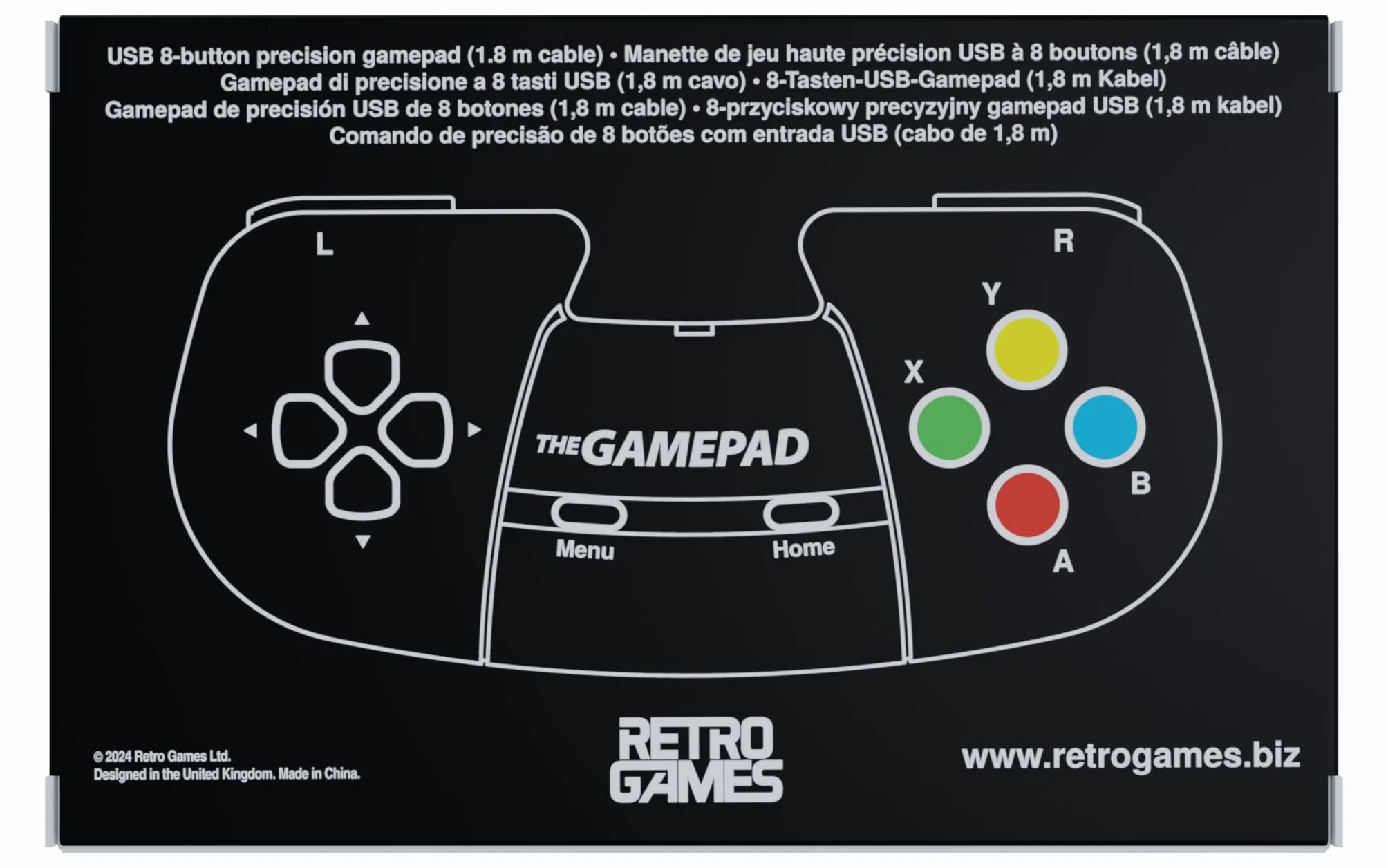Retro Games Gamepad