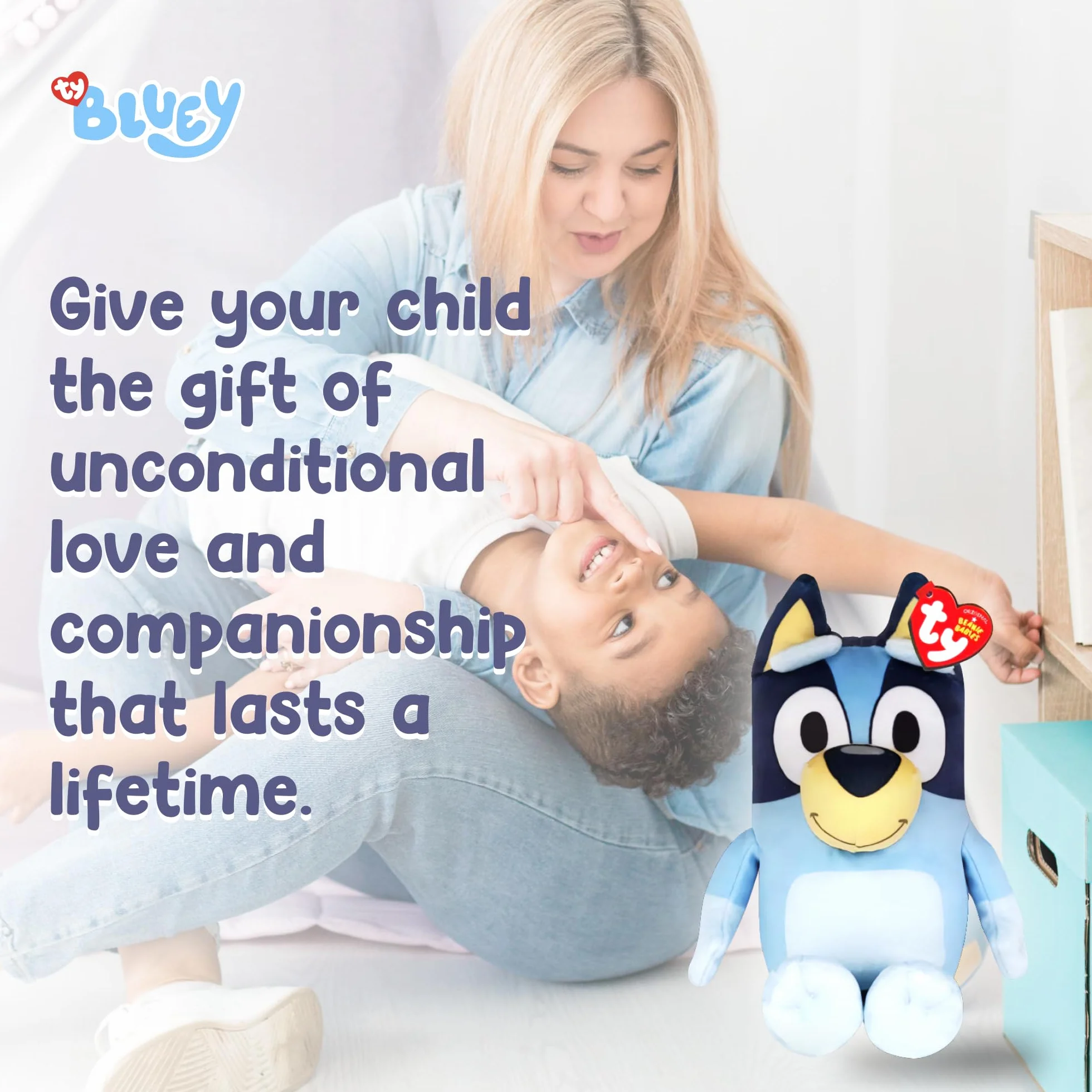 TY Bluey Bandit przytulanka dla dzieci, kolekcjonerska zabawka z pluszu, przytulanka dla niemowląt, oficjalna kolekcja Beanie Babies, przytulanki dla dzieci
