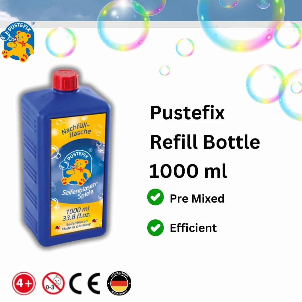 Pustefix Maxi 1 Płyn Do Baniek Mydlanych, 1000 ml, 420869725