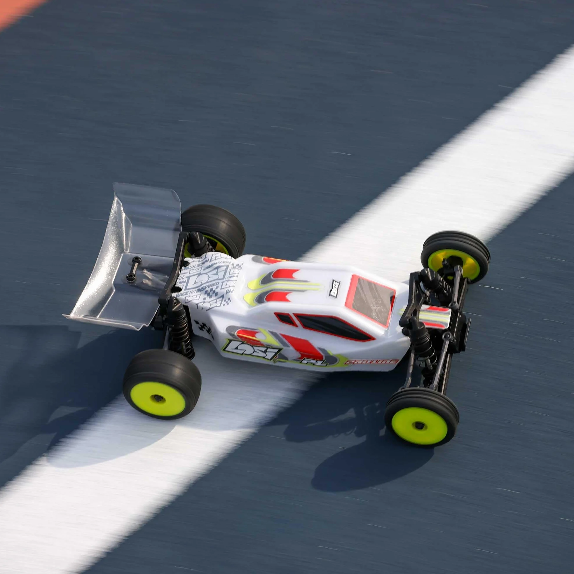 Losi Micro-B Buggy z napędem na 2 koła, biały RTR LOS00007T1