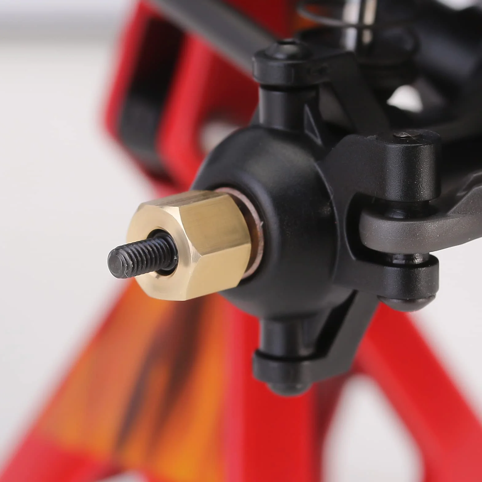 INJORA Mosiądz Koło Sześciokątne Piasta 6mm (+2mm) Adapter Extender do 1/18 RC Crawler Automobile TRX4M Upgrade Parts