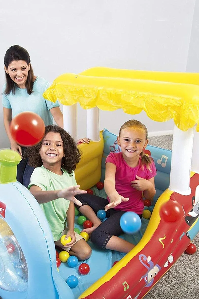 Bestway 1093537Xxx21 Fisher-Price® 52" X 37" X 35"/1.32M X 94Cm X 89Cm Train Ball Pit