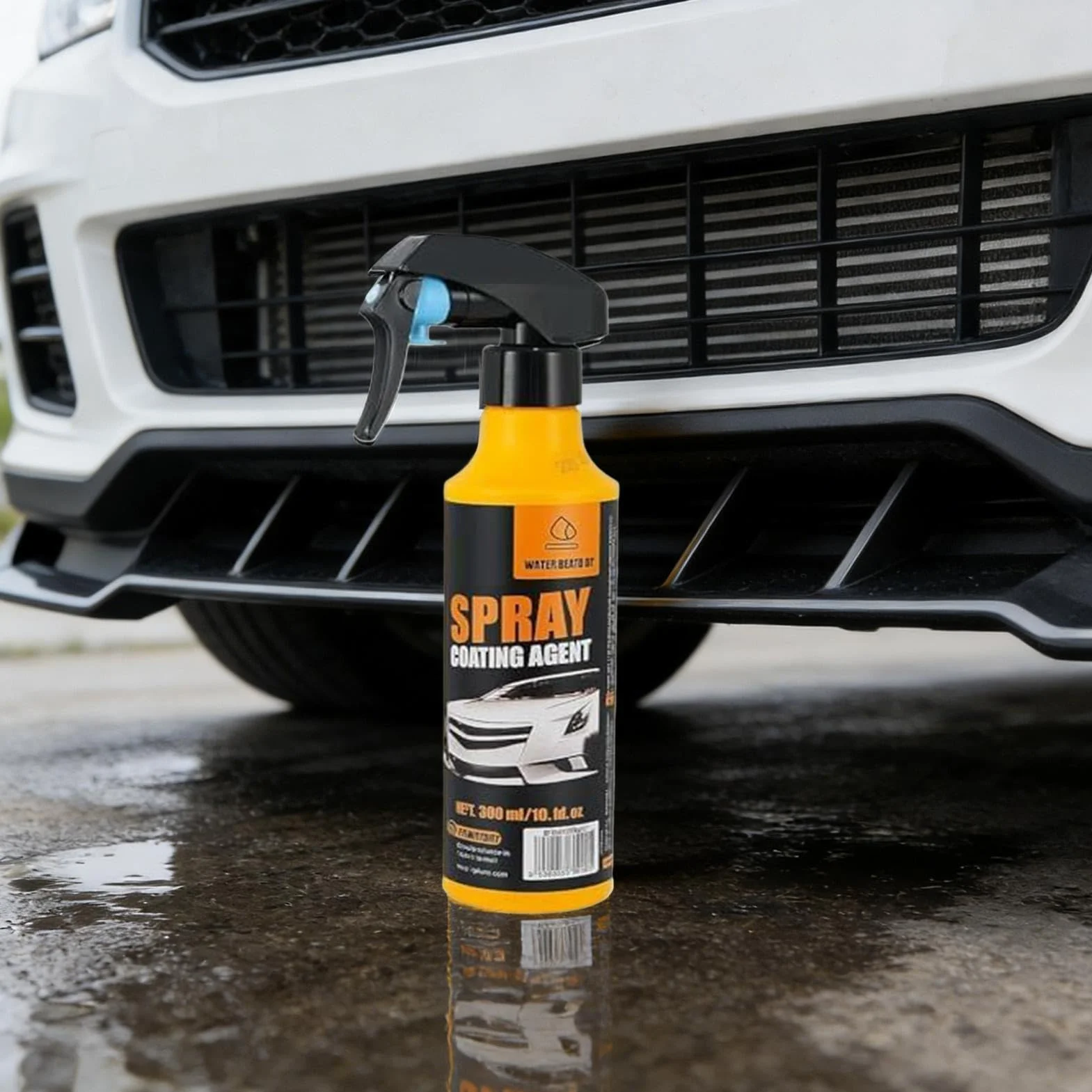 Ceramic Coating Spray - Hydrophobic Nano Car Detailer | 300ml Glass Paint Shine Spray With UV Block, Oxidation Protection For Automotive Exterior Care, Long Lasting Gloss Enhancement