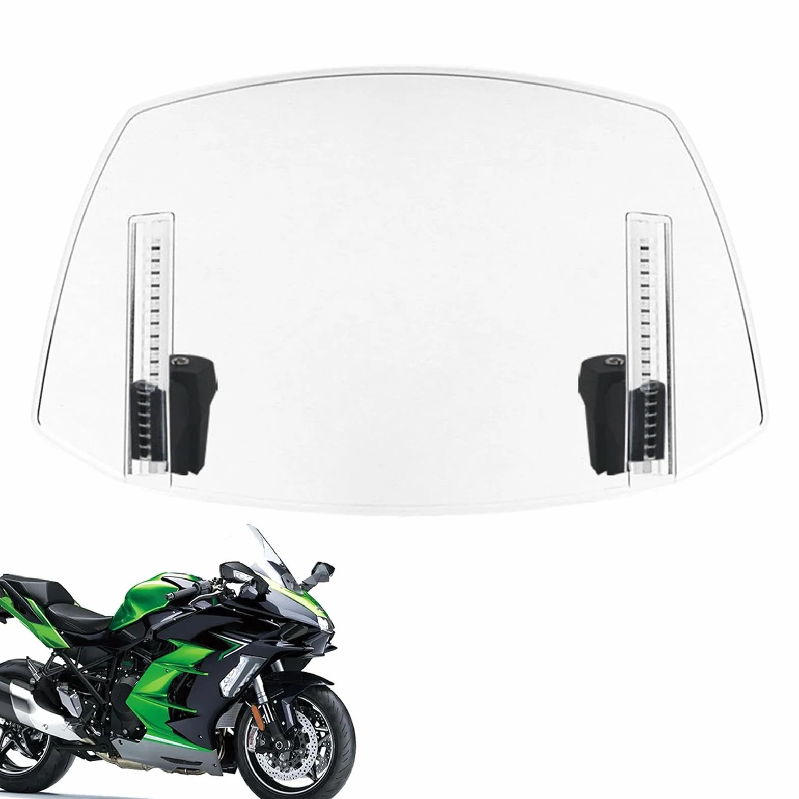 Deflektor wiatrowy do motocykla, regulowany klips i akcesoria do przedniej szyby przedniej, przedłużenie spojlera, nakładka do roweru wyścigowego i motocykla