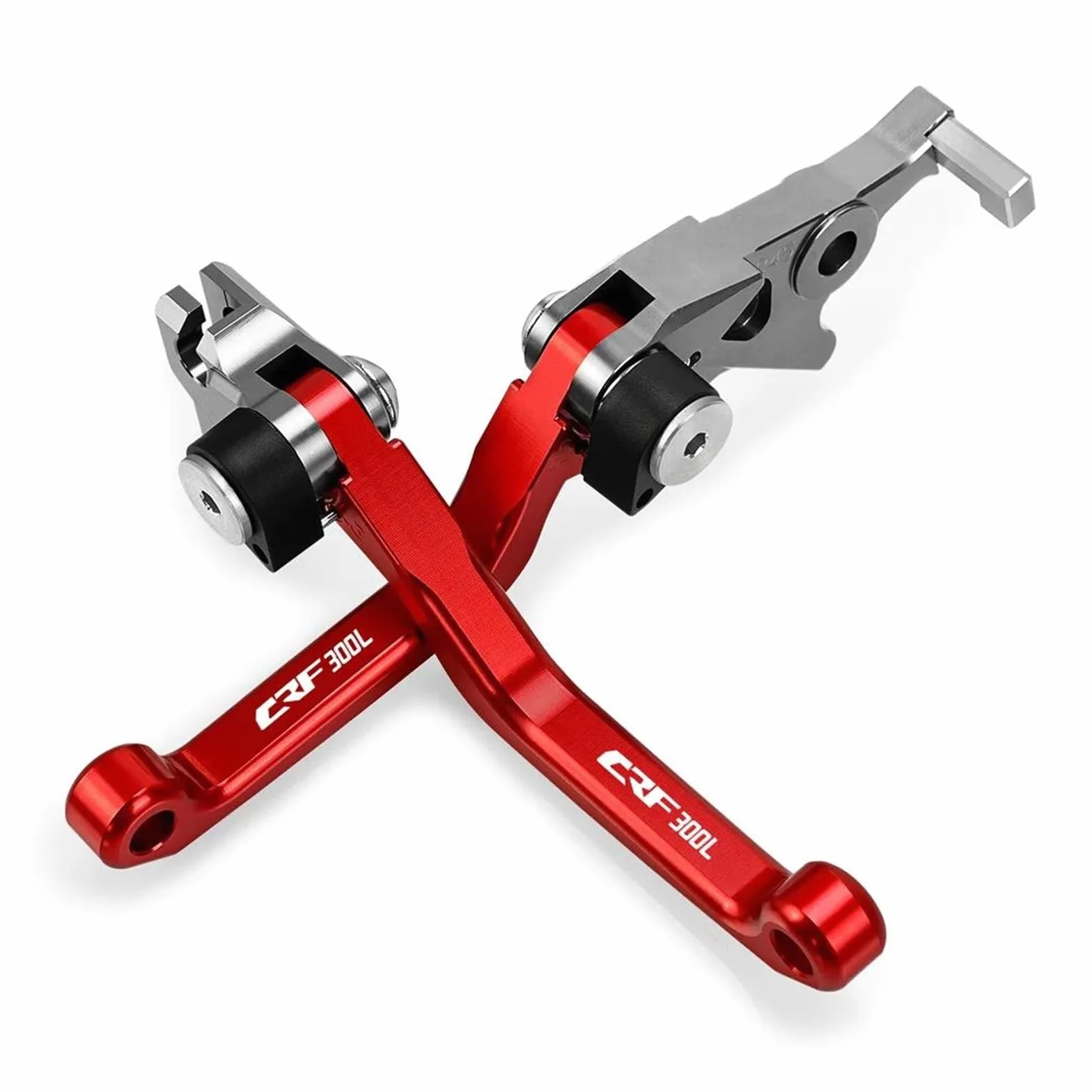 dźwignia sprzęgła hamulca motocykl Do HONDA CRF300L CRF 300L CRF300 L 2022 Motorcoss Accessories CNC Pit DirtBike Pivot Składane Dźwignie Hamulca I Sprzęgła uchwyt sprzęgła(A pair gray)