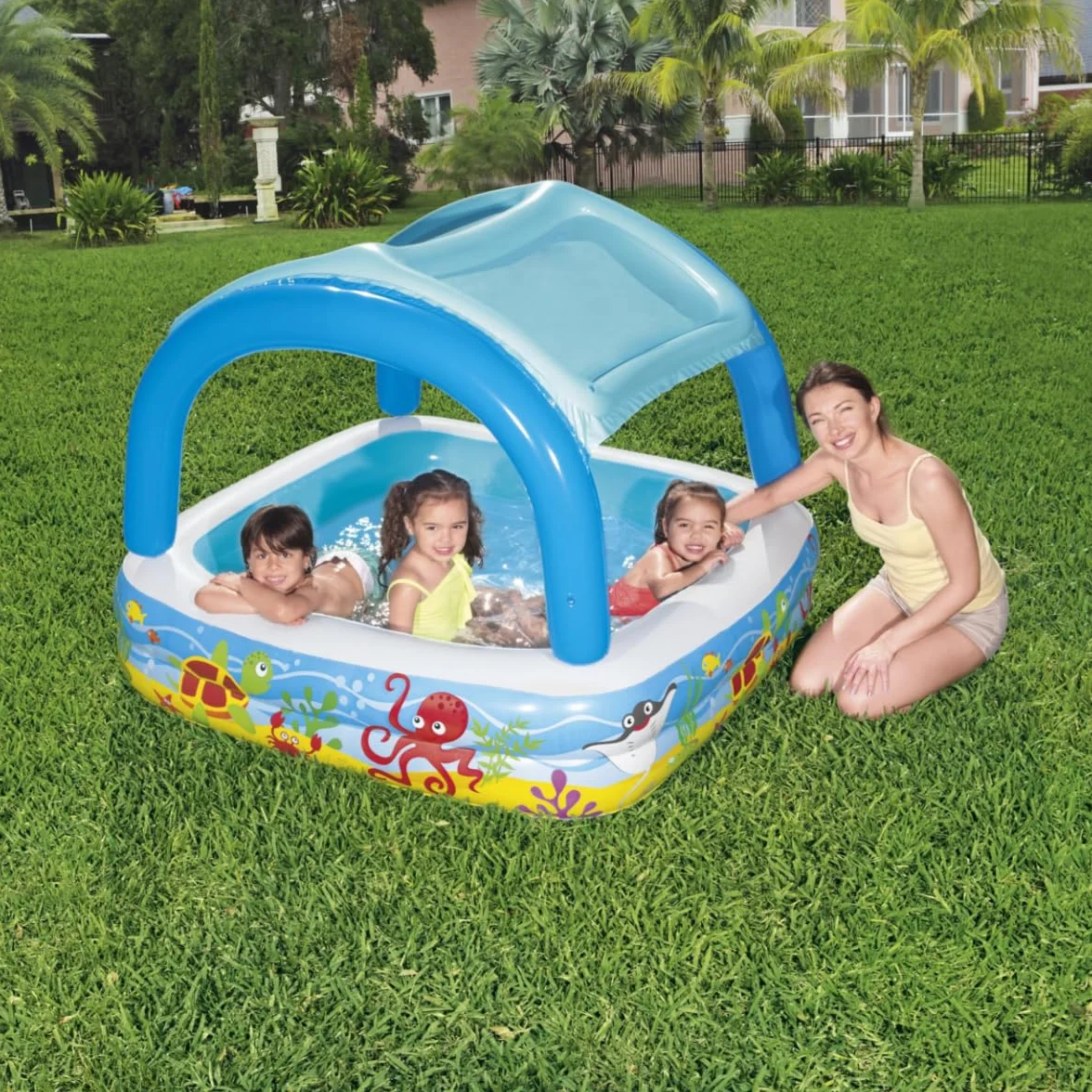 Bestway 1052192Xxx21 55" X 55" X 45"/1.40M X 1.40M X 1.14M Canopy Play Pool