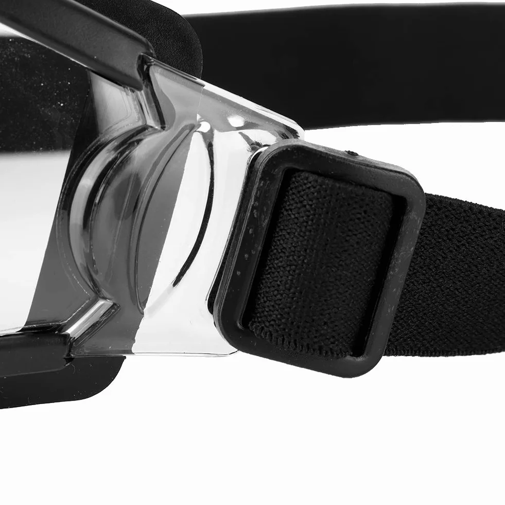 Bnineteenteam Regulowane Gogle Motocyklowe Anty Mgły, Wiatroodporne, Okulary Bezpieczeństwa z ochroną Oczu, Przezroczyste Soczewki do Jazdy na Nartach, Jazda na Rowerze