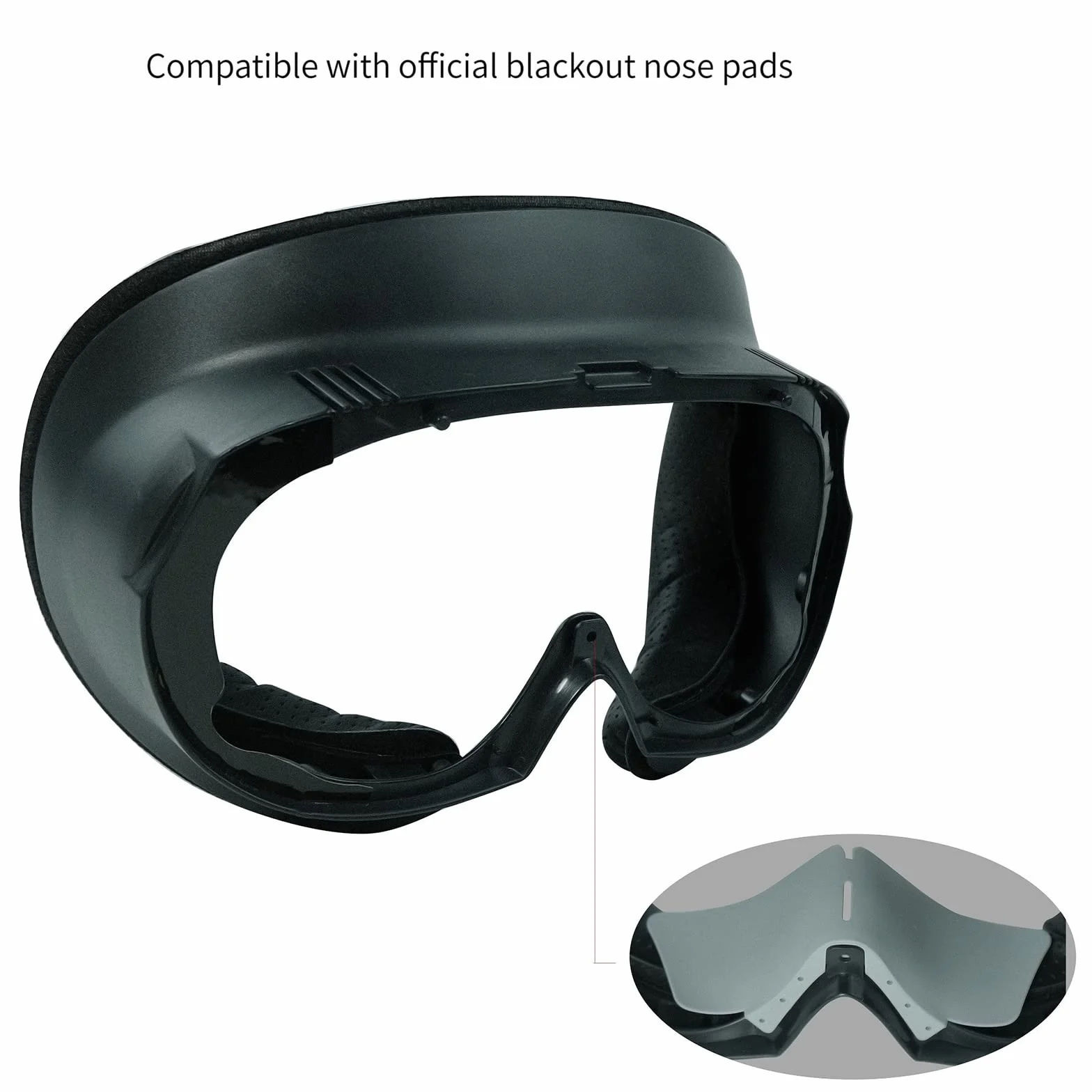 HUAYUWA Vr Face Pad Uchwyt interfejsu twarzy, odporny na pot, zamiennik poduszki z pianki PU, kompatybilny z akcesoriami PICO 4 VR