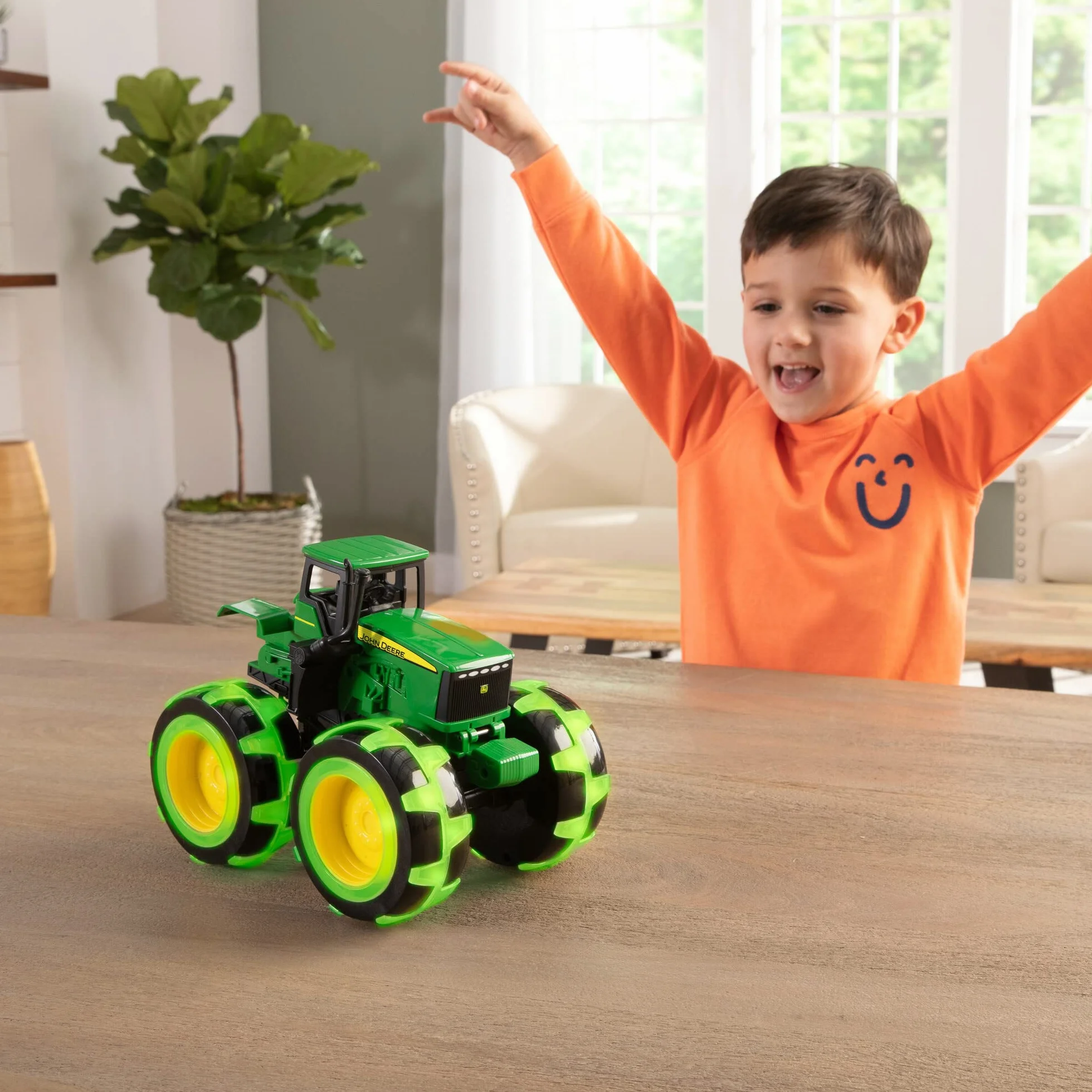 John Deere Kids FBA_46434 Zabawkowy Traktor, Wielokolorowy, 37792