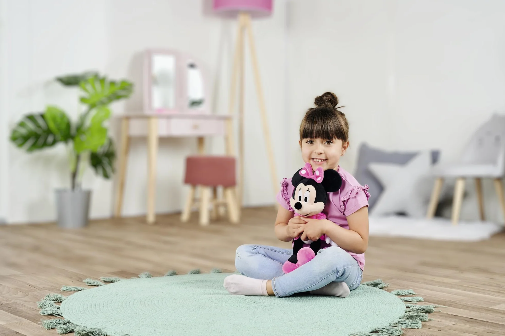 Simba Disney Maskotka pluszowa Minnie 35cm 6315870230 różowa