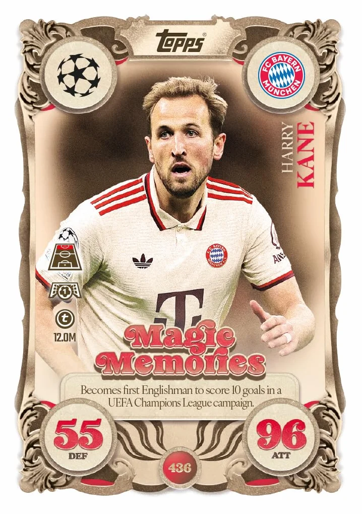 Eco Pack Match Cards Attax Ucl 25-26