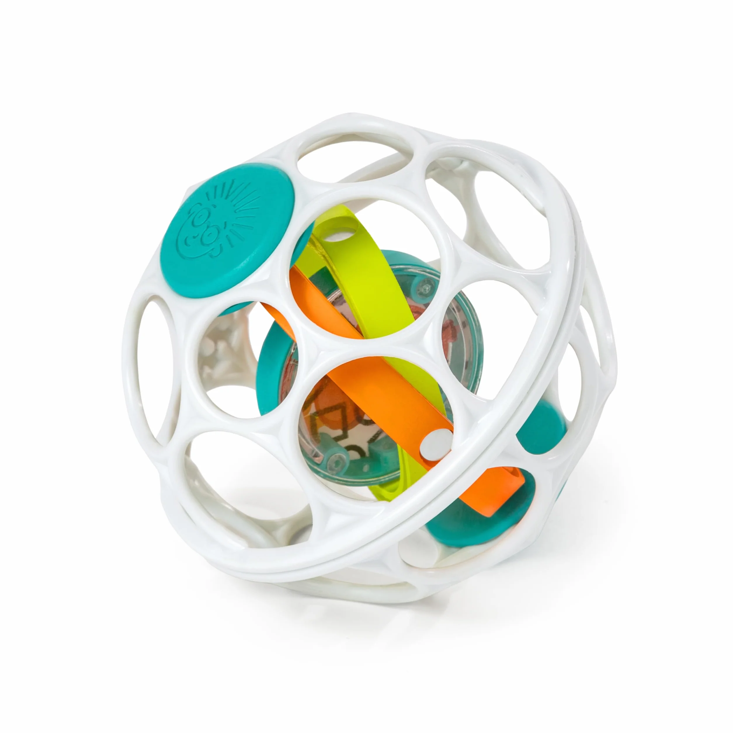 Baby Einstein Grip & Spin Oball Easy Grasp grzechotka zabawka, bez BPA, 0+ miesięcy