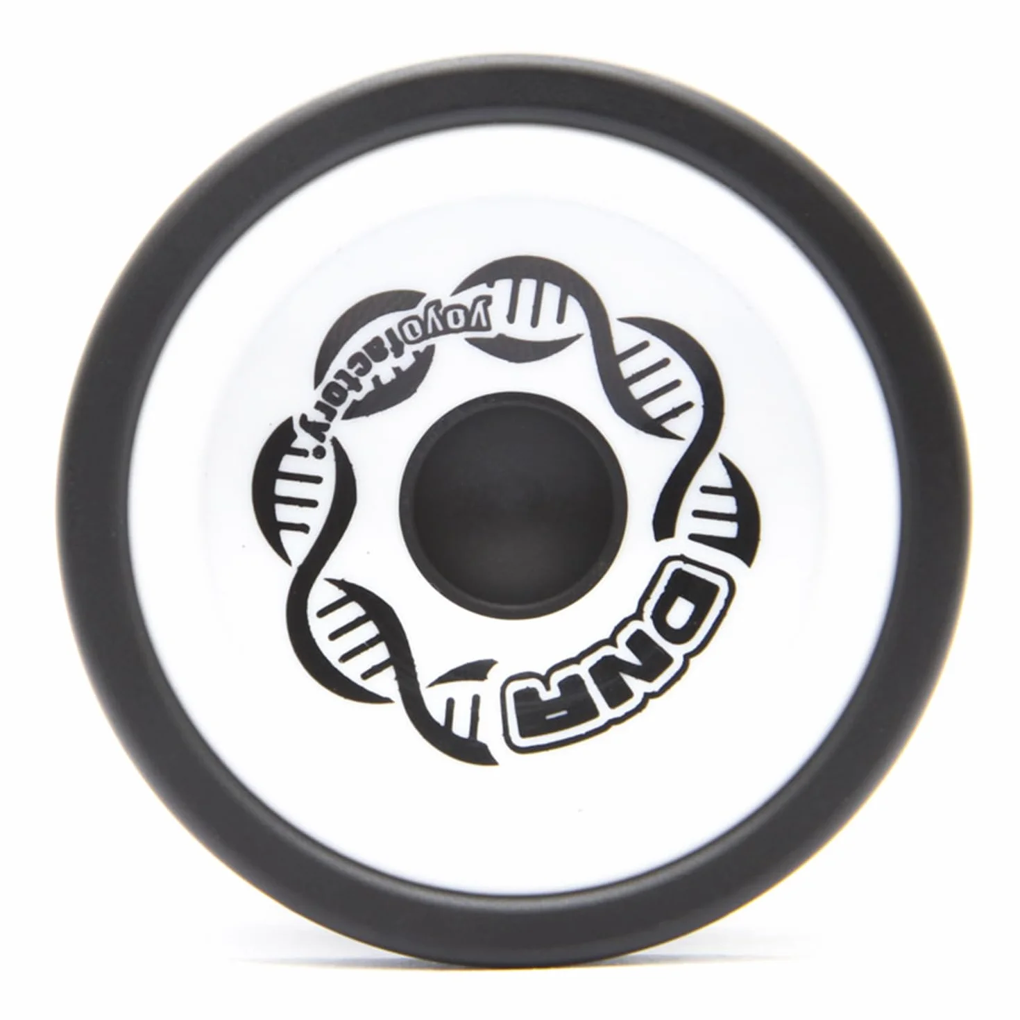 YoyoFactory DNA Yo-Yo - Black White (Metal Yoyo, String, Ball-Bearing & Instructions Included)