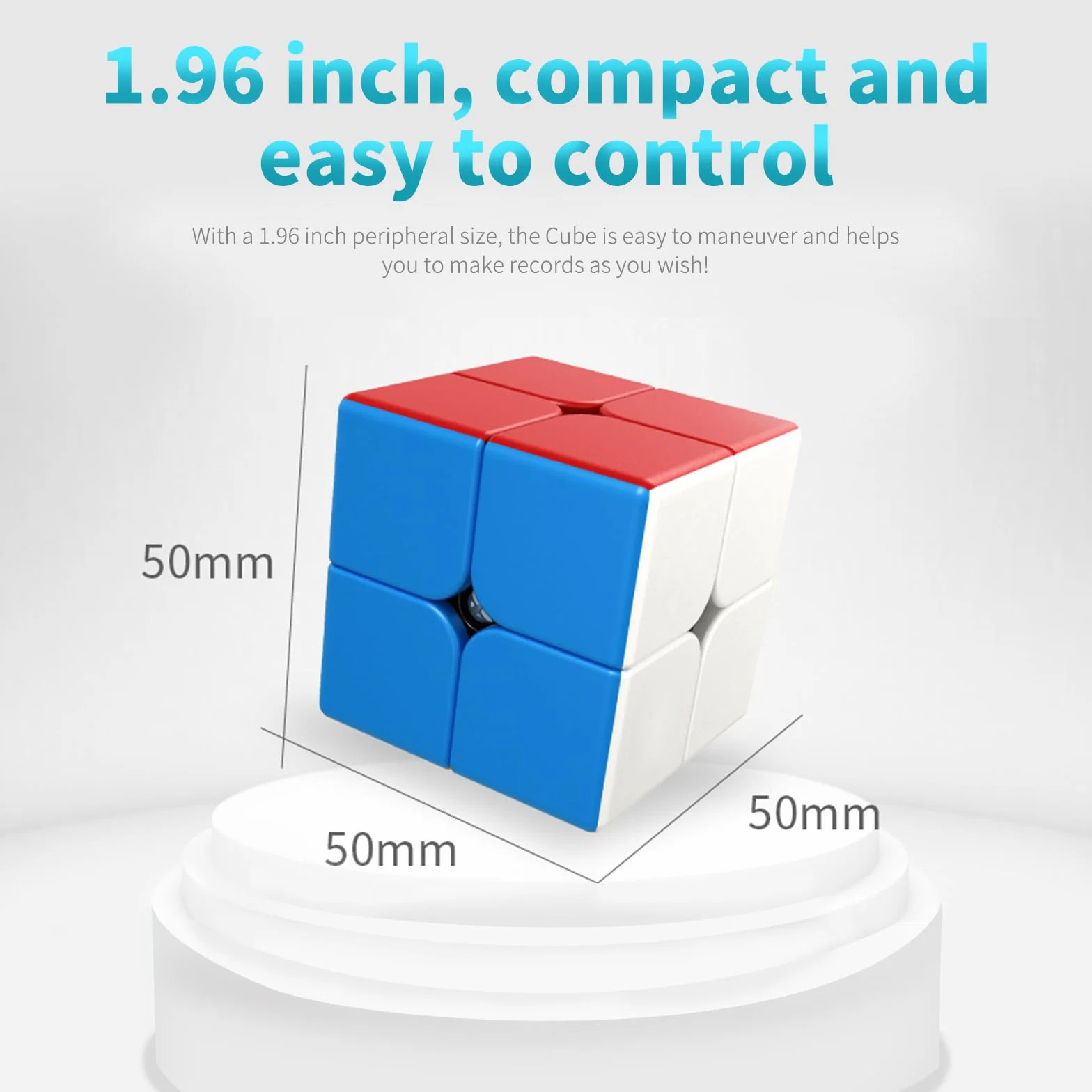 Moyu Meilong2 Magic Cube 2x2 Tradycyjna Kostka Prędkościowa Puzzle