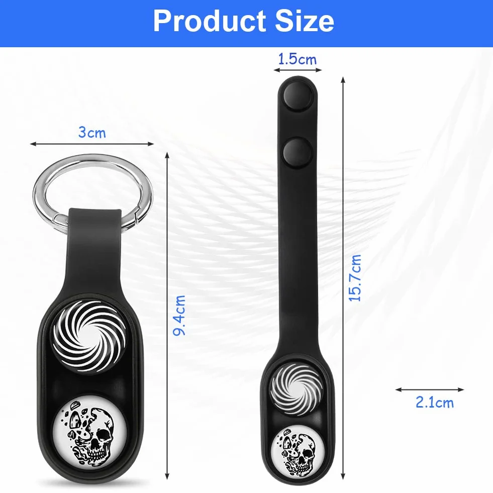OSDUE Magnetyczna zabawka fidget, magnetyczna zabawka pop-up, dla dzieci i dorosłych, zabawka do budowania strachu, zabawka fidget, prezent dla dzieci i dorosłych (czarna B)