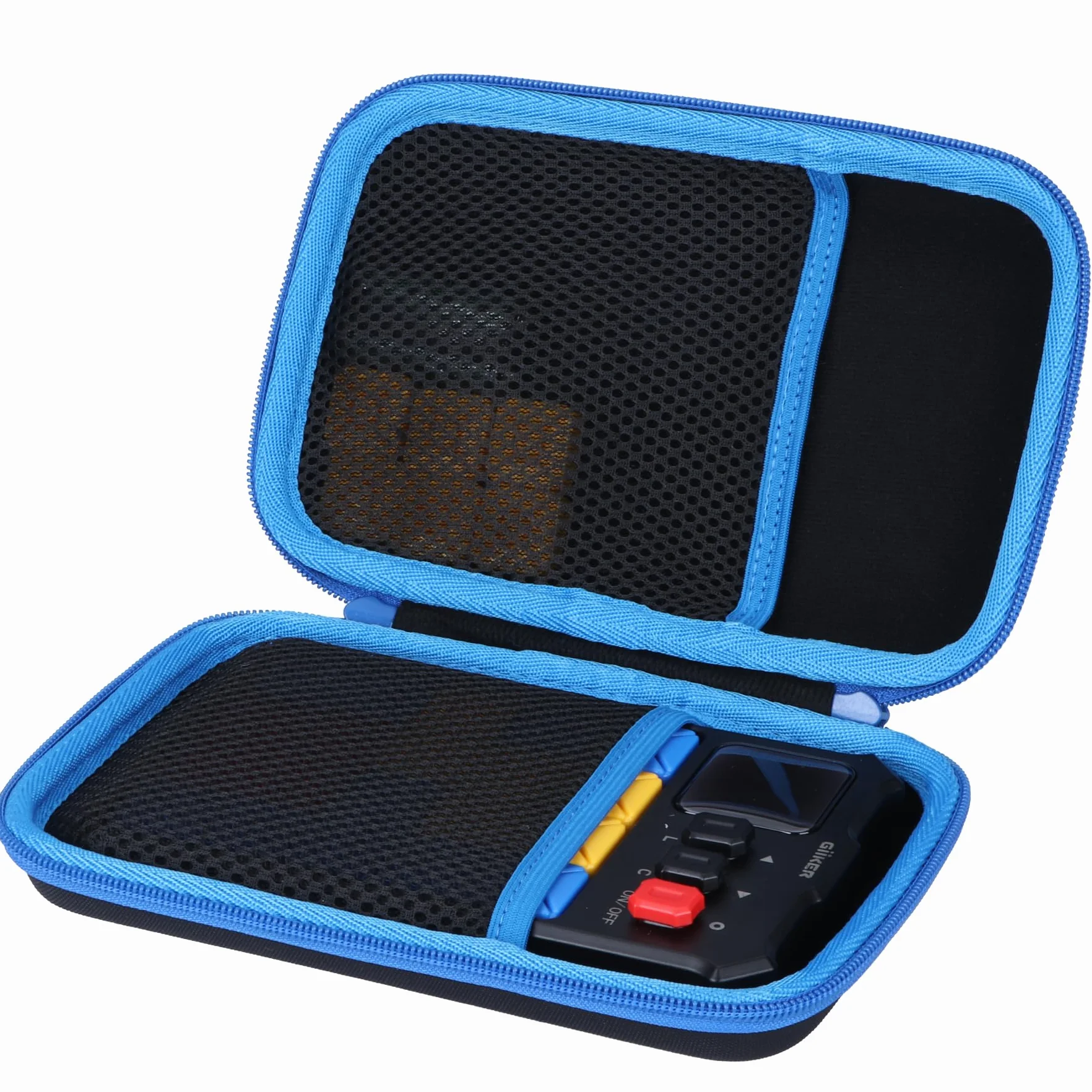 Lebakort Twardy futerał podróżny do Giiker Gry Puzzle Super Slide Gry, Czarny + niebieski, Super Slide Puzzle Case, wodoodporny