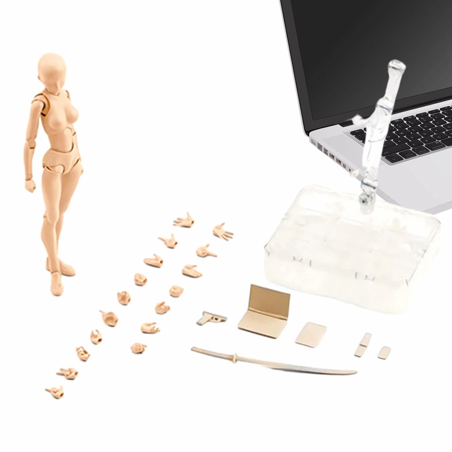 Figurki Akcji | Zestaw Body Kun DX | Zestaw Body Kun I Body Z PVC | Model Do Rysowania Figurek Akcji | Modele Figurek Do Rysowania Manekinów Dla Artystów