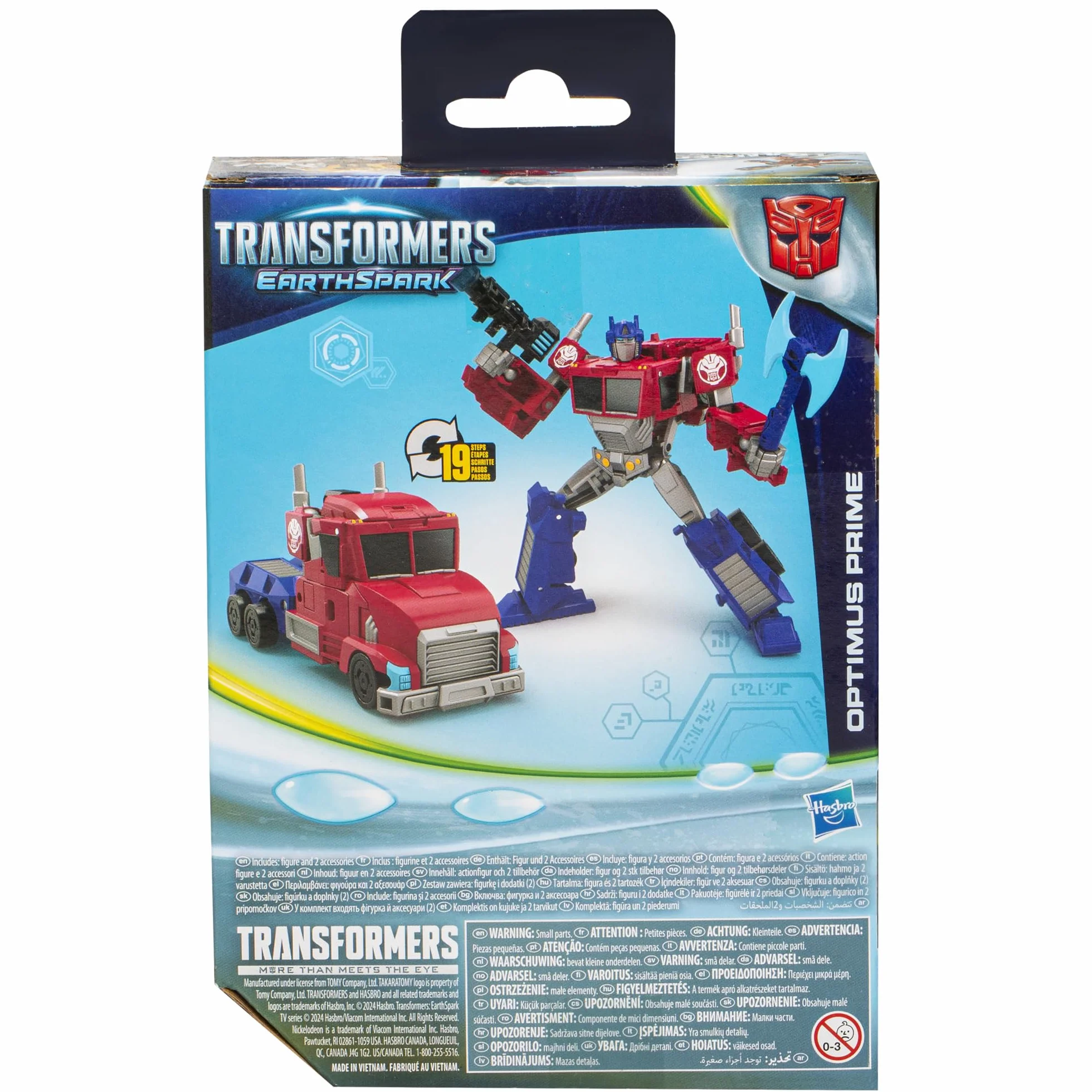 Transformers EarthSpark, Optimus Prime Class Deluxe Figurka, 12,5 cm, zabawka robota dla dzieci, od 6 lat