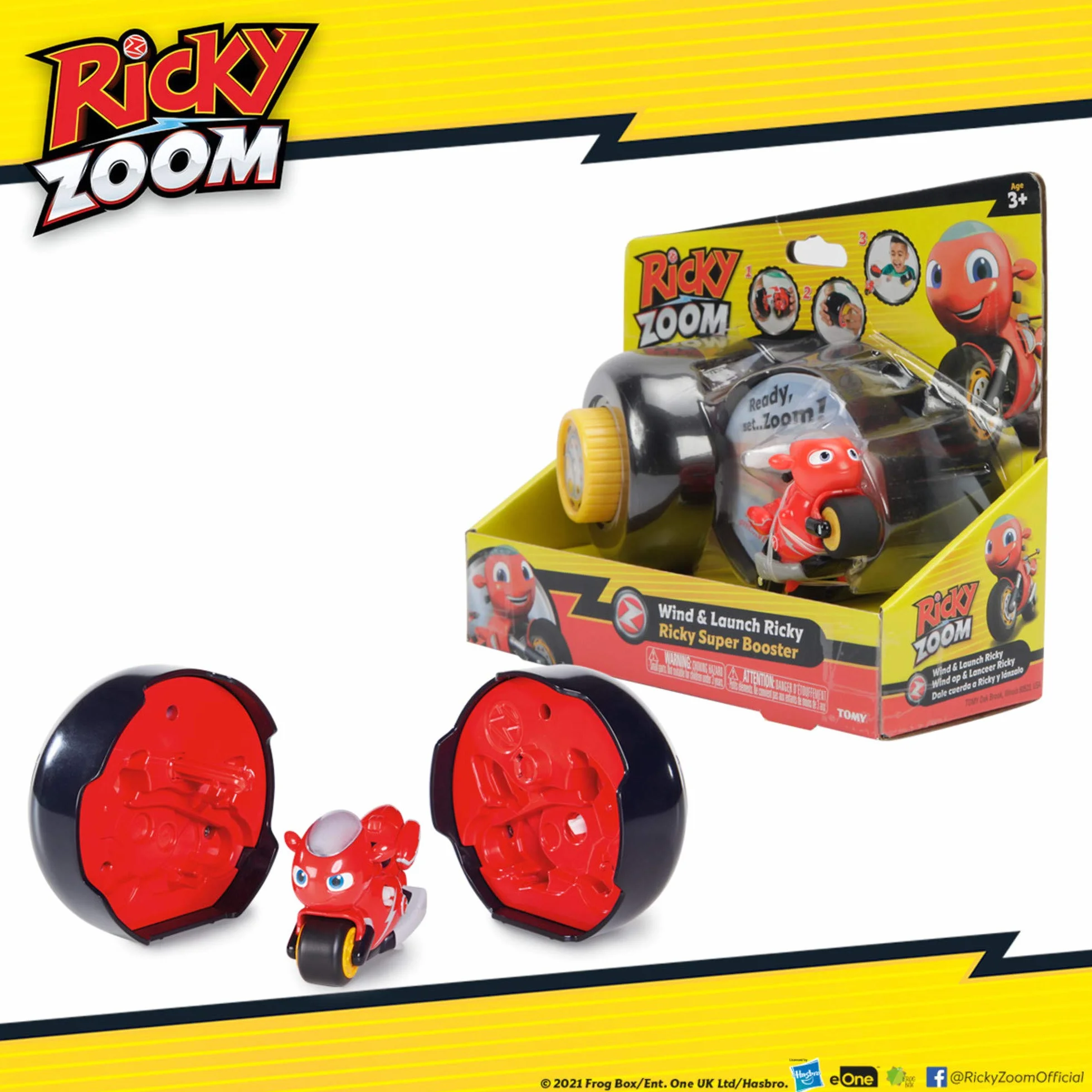 Ricky Zoom T20059 zabawka, Ricky Wind & Launch