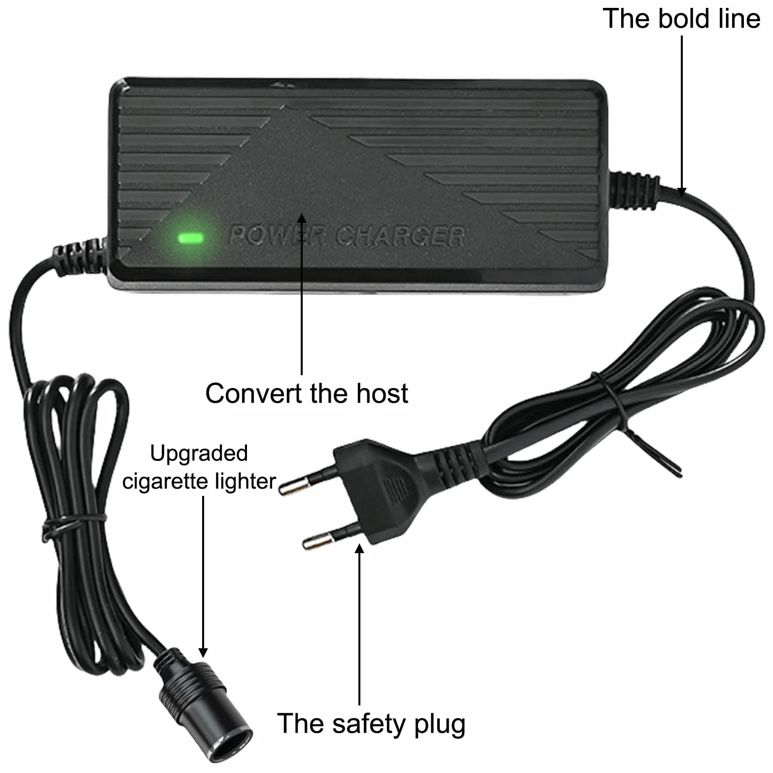 Przetwornica napięcia 220 V na 12 V, adapter do gniazda zapalniczki, konwerter sieciowy, lampy LED i wentylatory