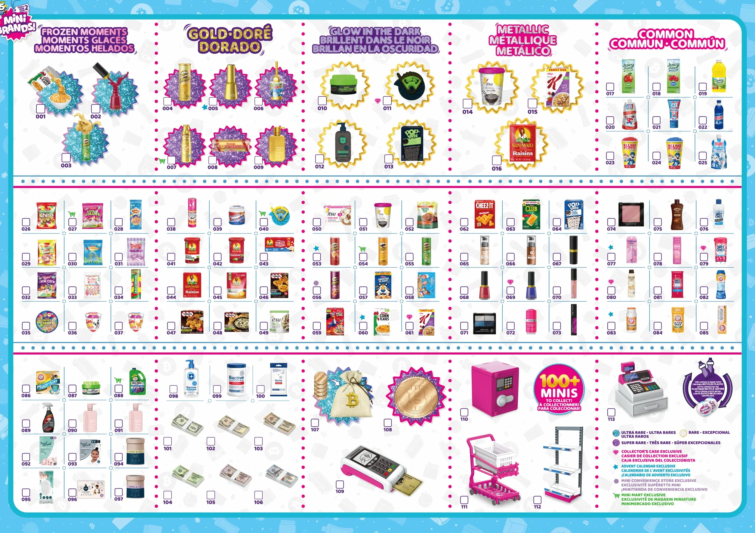Mini Brands Seria 2 Surprise Capsules, Mystery Capsule Real Miniature Brands Collectible Toy, zestaw 2 sztuk