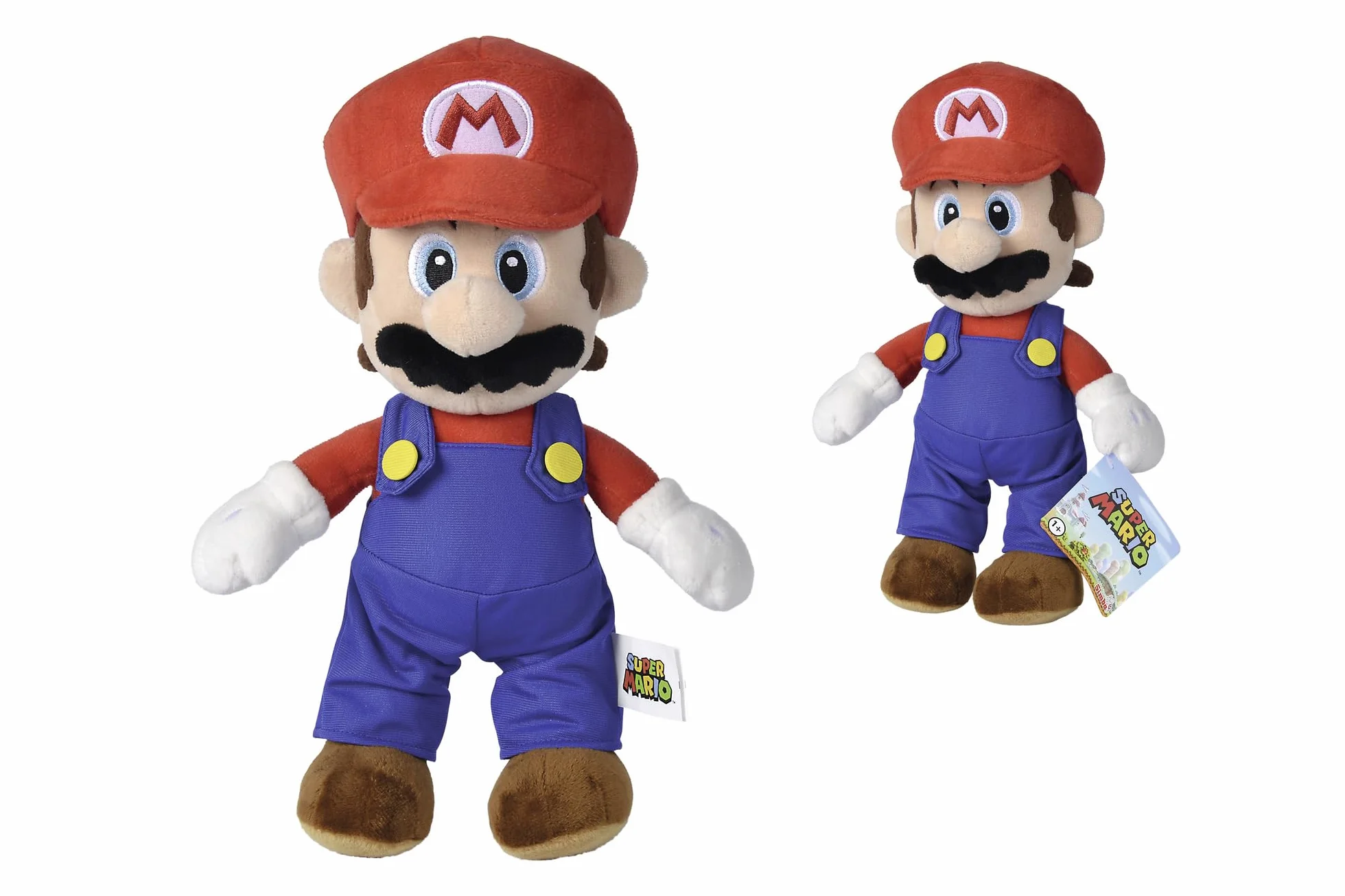 Simba 109231010 Nintendo Super Mario Maskotka pluszowa 30 cm Oficjalna licencjonowana Przytulanka, miękka postać ze światowej sławy gry komputerowej, odpowiednia dla niemowląt od 0 miesiąca
