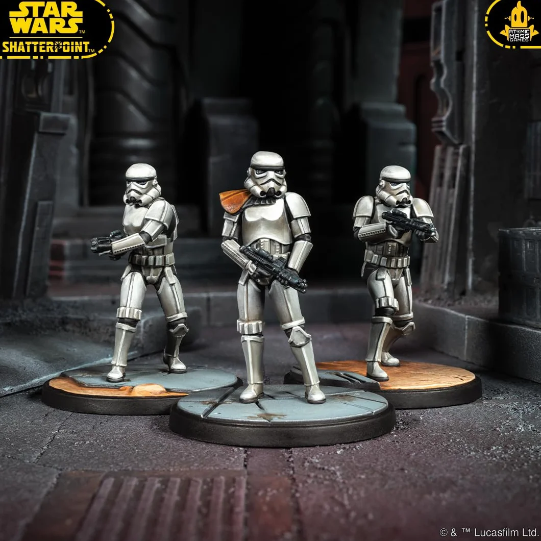 Atomic Mass Games Star Wars Shatterpoint Fear and Dead Men Squad Pack – miniatury stołowe, gra strategiczna dla dzieci i dorosłych, dla dzieci w wieku od 14 lat, 2 graczy, 90 minut gry, wyprodukowano