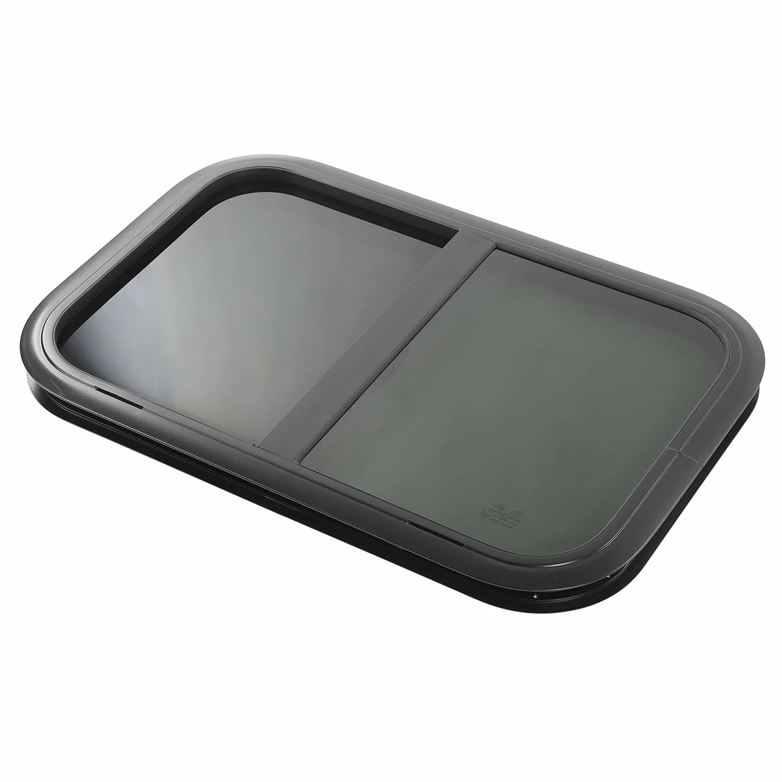 Okno przesuwne z zamkiem błyskawicznym 700 x 350 mm z ekranem do przyczep, marynarki wojennej i domów mobilnych, nadaje się do grubości ścian 31-36 mm (do grubości ścian: 31 do 36 mm)
