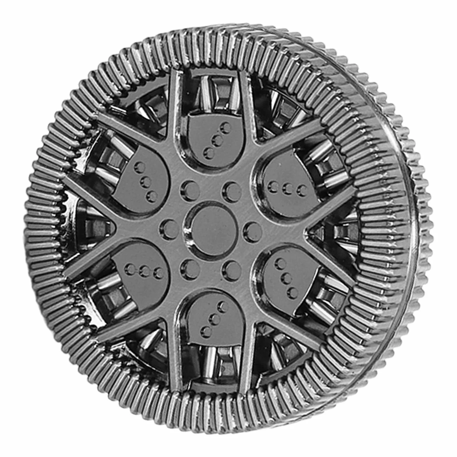 Fidget Blocks Zabawka, Haptyczny Suwak na Monety, Przenośna Magnetyczna Zabawka z Suwakiem, Haptic Coin Magnetyczny Suwak Fidget, Suwak Fidget Zabawka do Biura (GRAY)