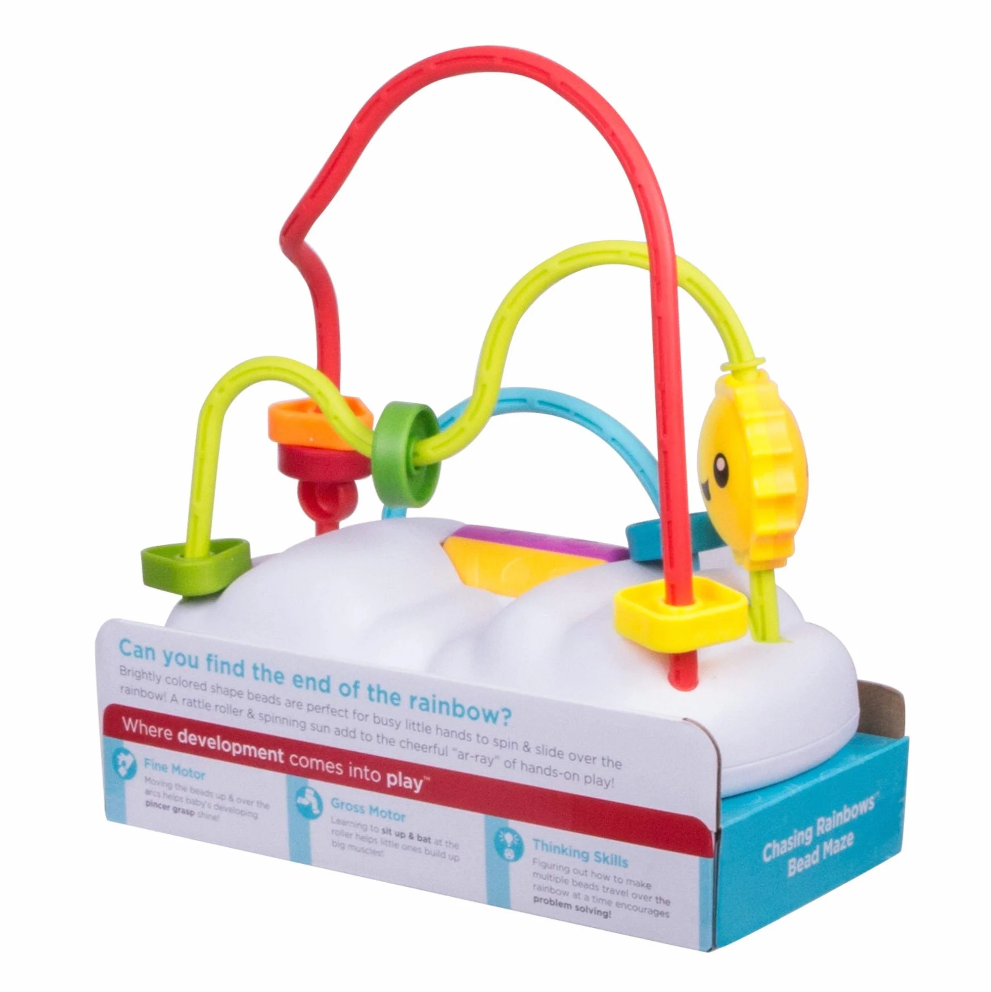 Fisher-Price FYL50 pogoń za tęczami labirynt, kolorowa zabawka dla niemowląt, wielokolorowa